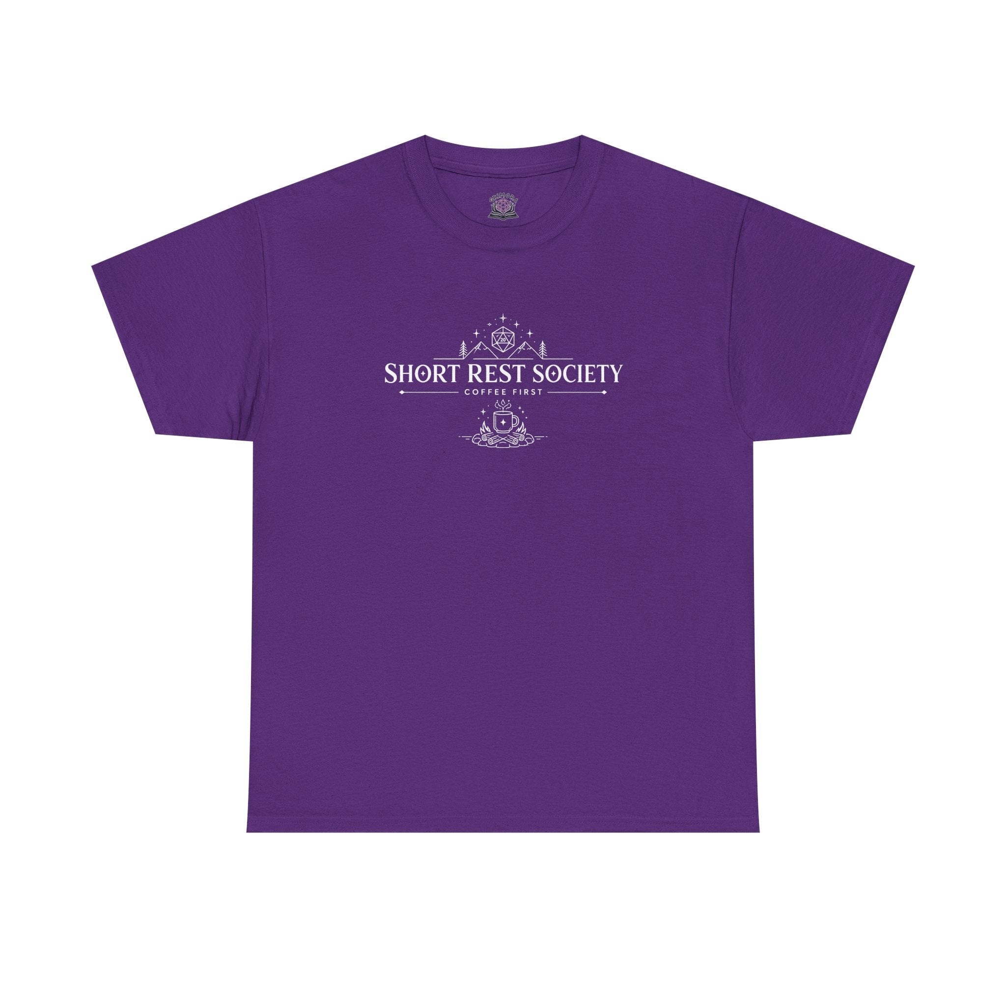 Short Rest Society – Coffee First | Tabletop RPG T-shirt