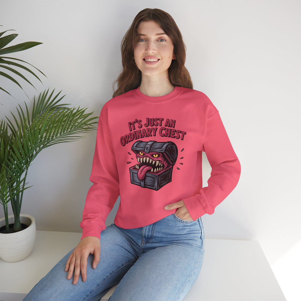 "It's Just An Ordinary Chest" — Mimic monster Sweatshirt