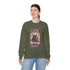 Cleric Cat at Your Service D&D Sweatshirt | Cat Lover RPG Gift