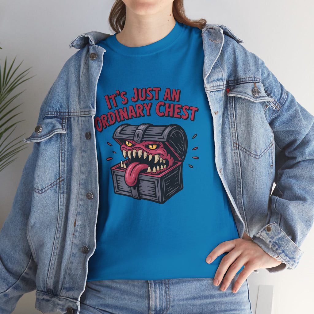"It's Just An Ordinary Chest" — Mimic monster T-shirt