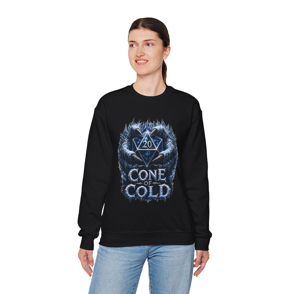 Cone of Cold – Master of Ice Magic | Fantasy RPG D20 Hoodie