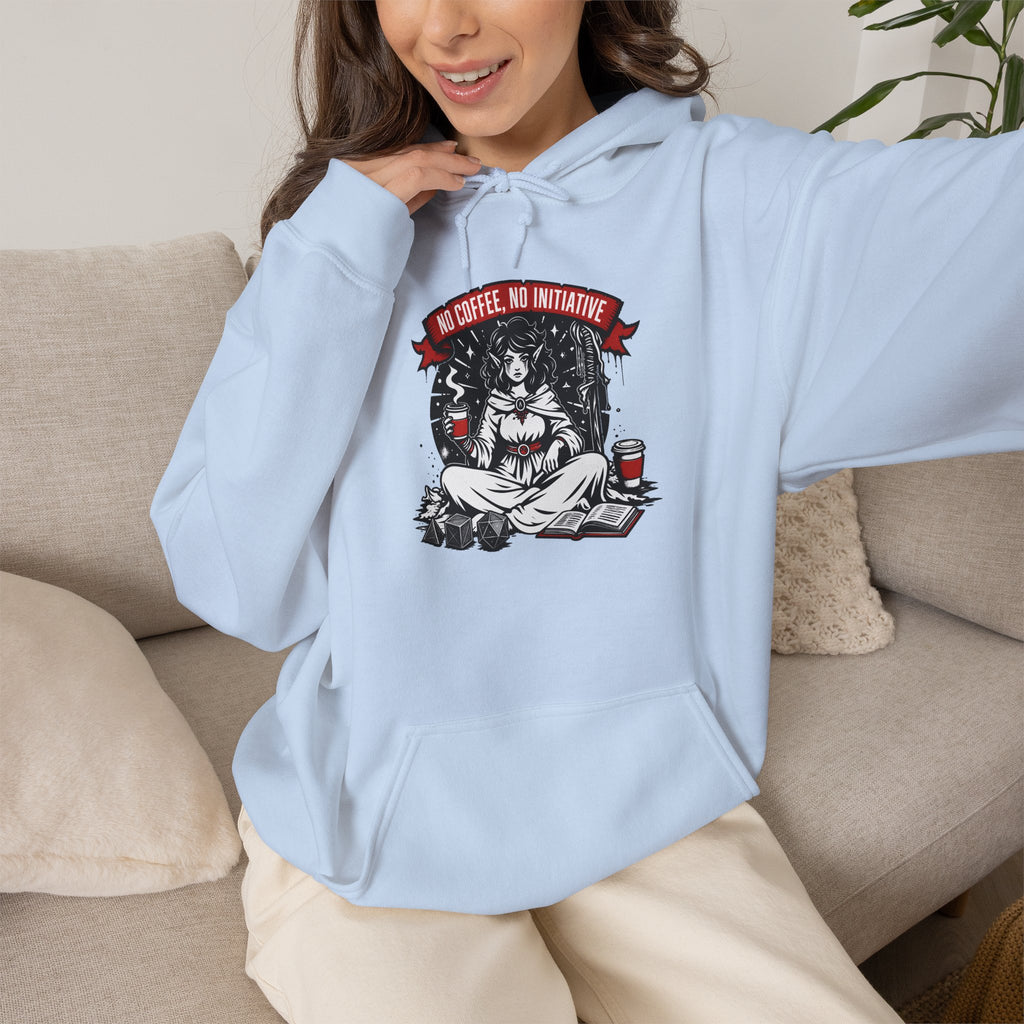 No Coffee, No Initiative | Fantasy RPG Hoodie
