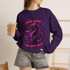 Book Worm? I Am a Book Dragon, Fantasy Reader Sweatshirt