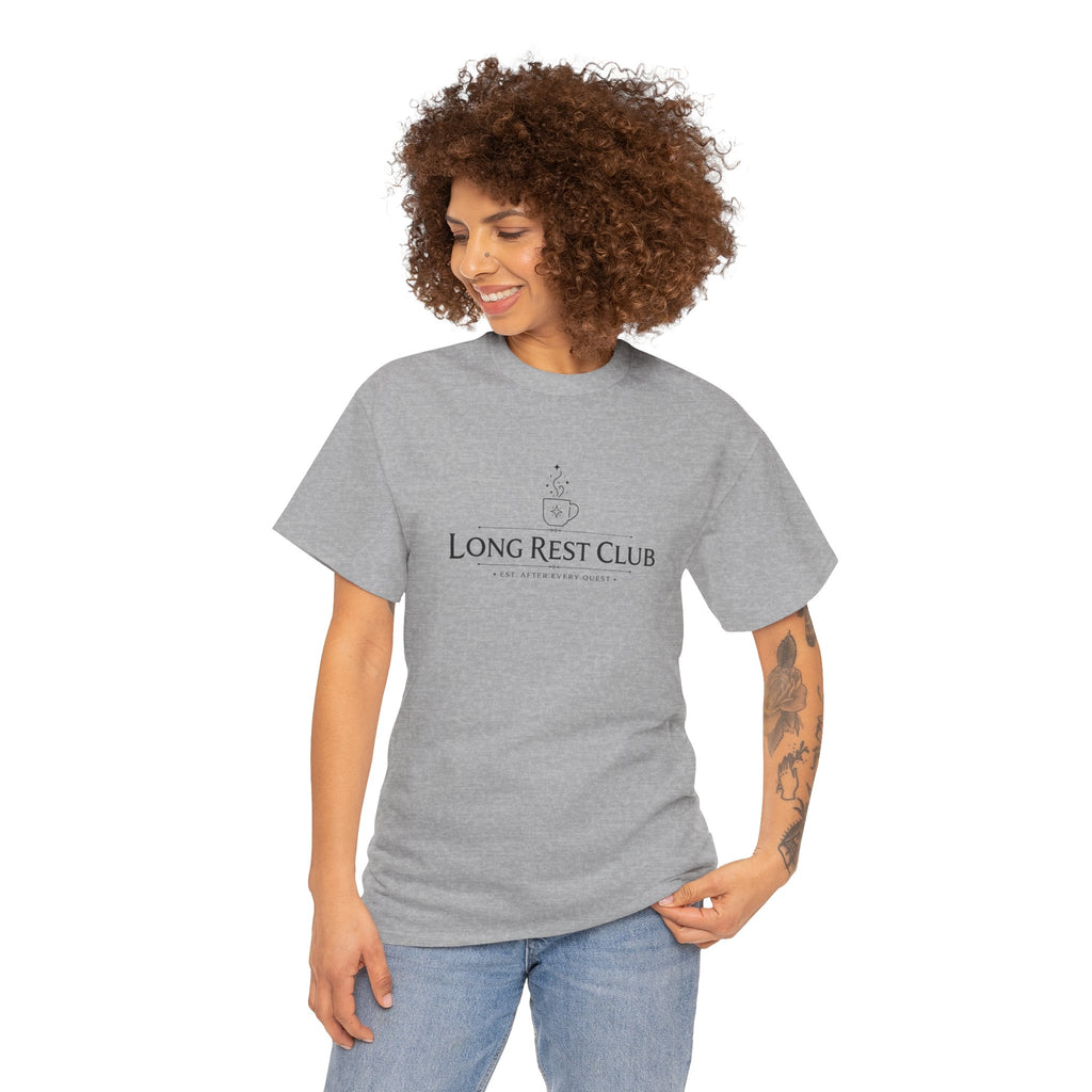 Long Rest Club – Est. After Every Quest | Fantasy RPG T-shirt