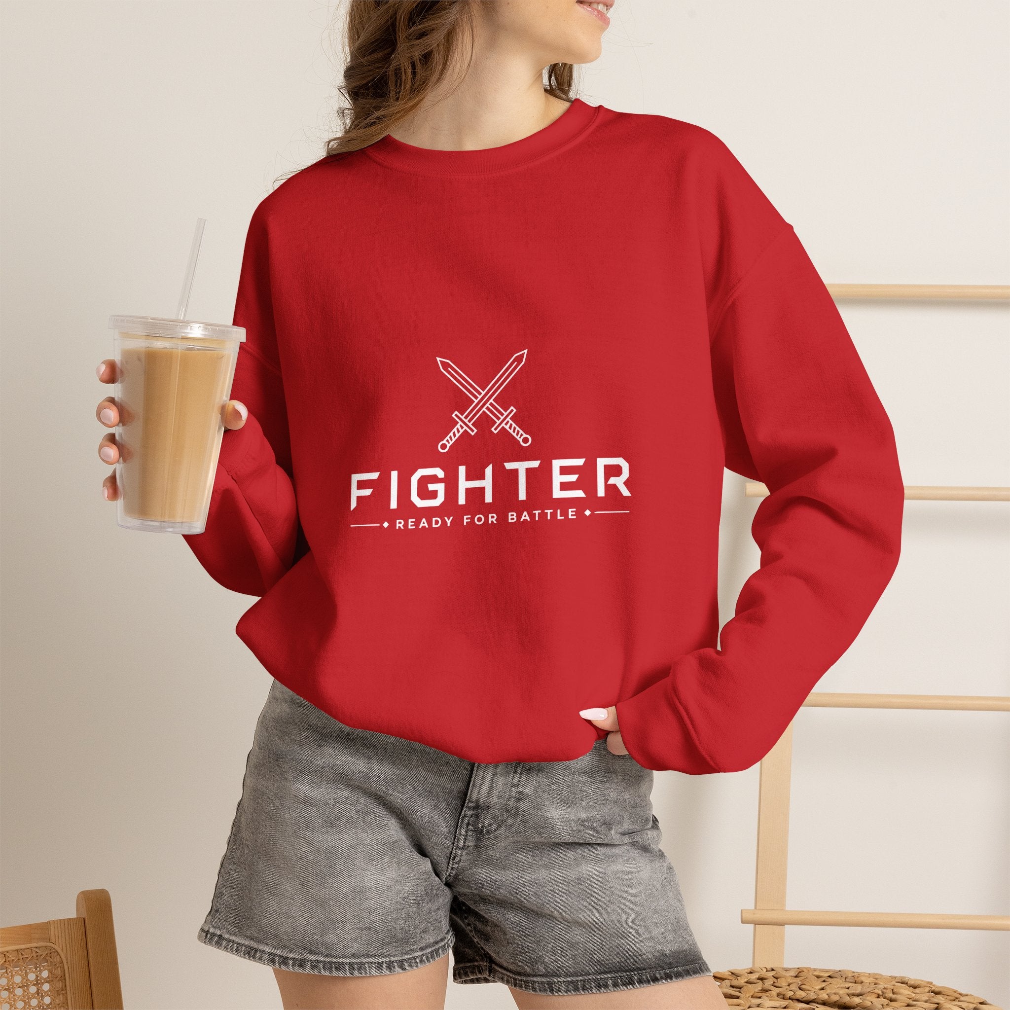 Fighter – Ready for Battle | DnD class Sweatshirt