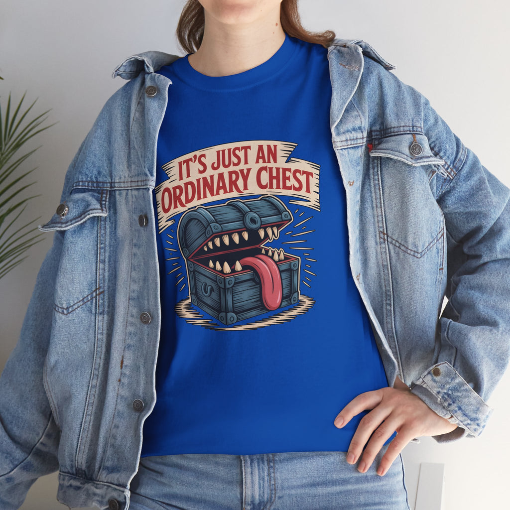 "It's Just An Ordinary Chest" — Mimic monster T-shirt