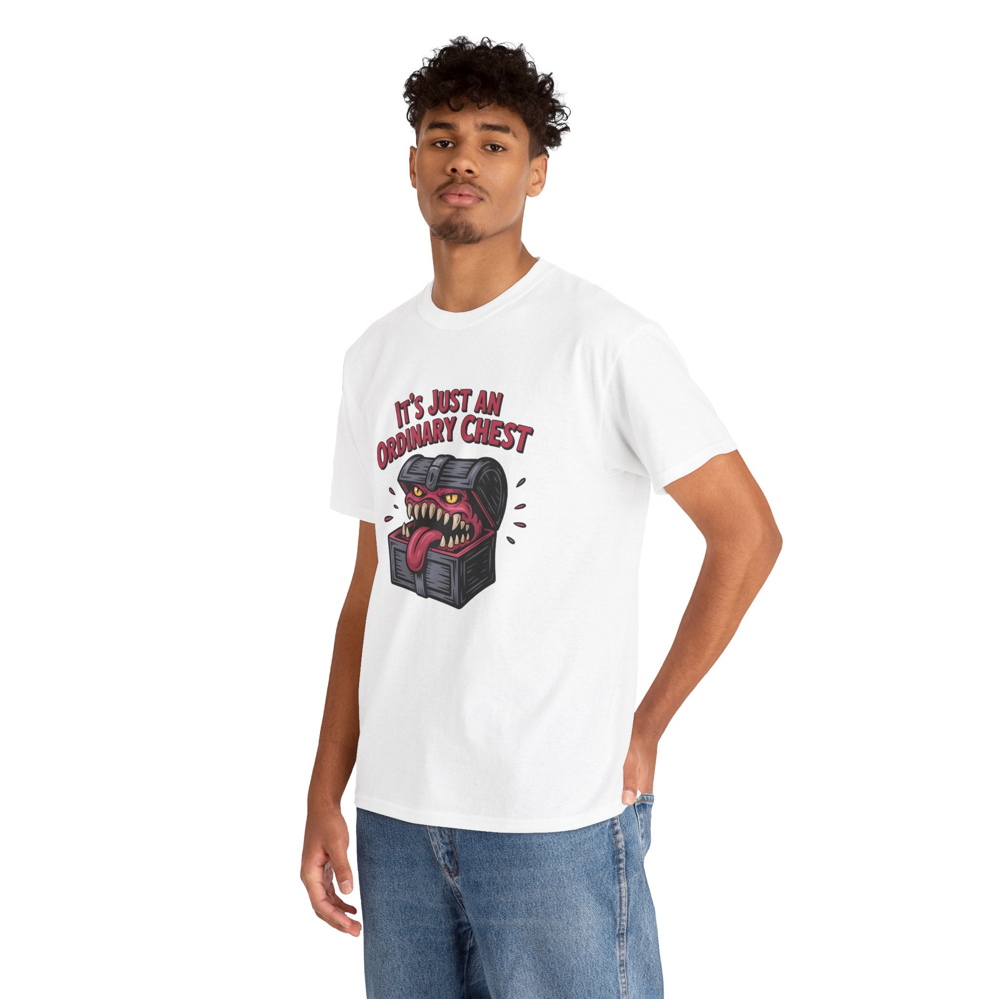 "It's Just An Ordinary Chest" — Mimic monster T-shirt