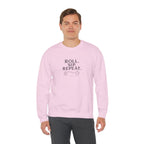 Roll. Sip. Repeat. | Tabletop RPG Coffee Sweatshirt | Dice & Coffee Lover Sweatshirt