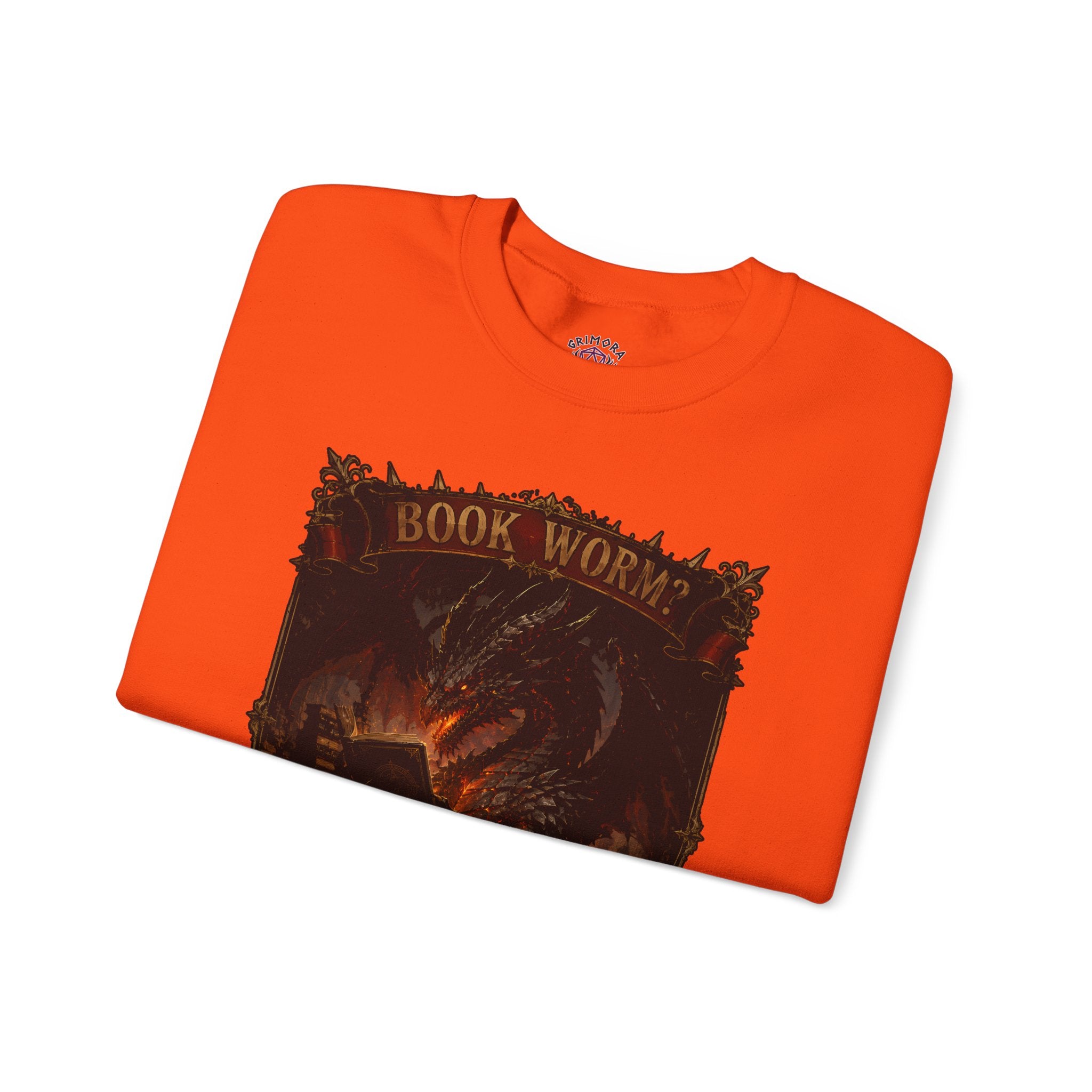 Book Worm? I Am a Book Dragon, Fantasy Reader Sweatshirt