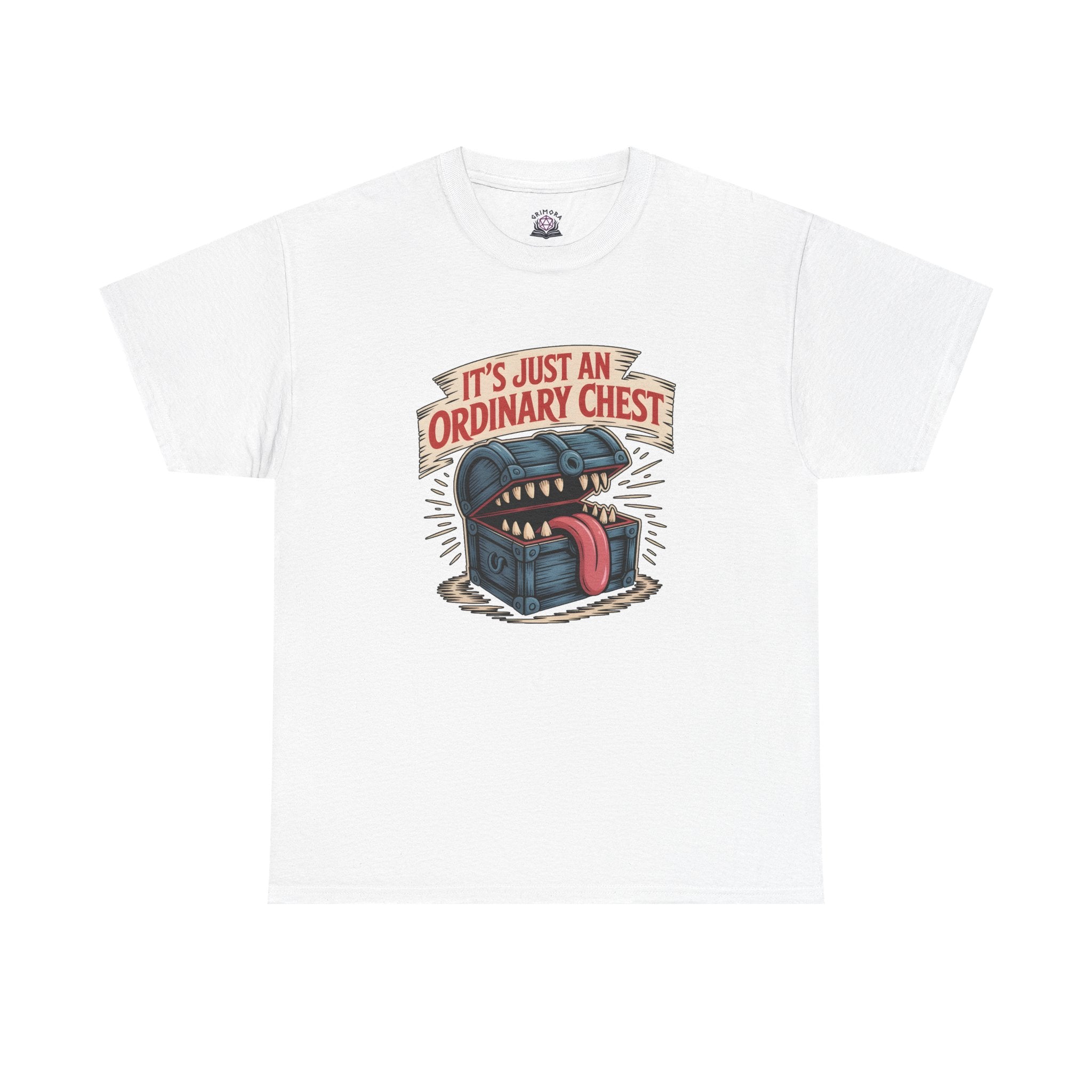 "It's Just An Ordinary Chest" — Mimic monster T-shirt