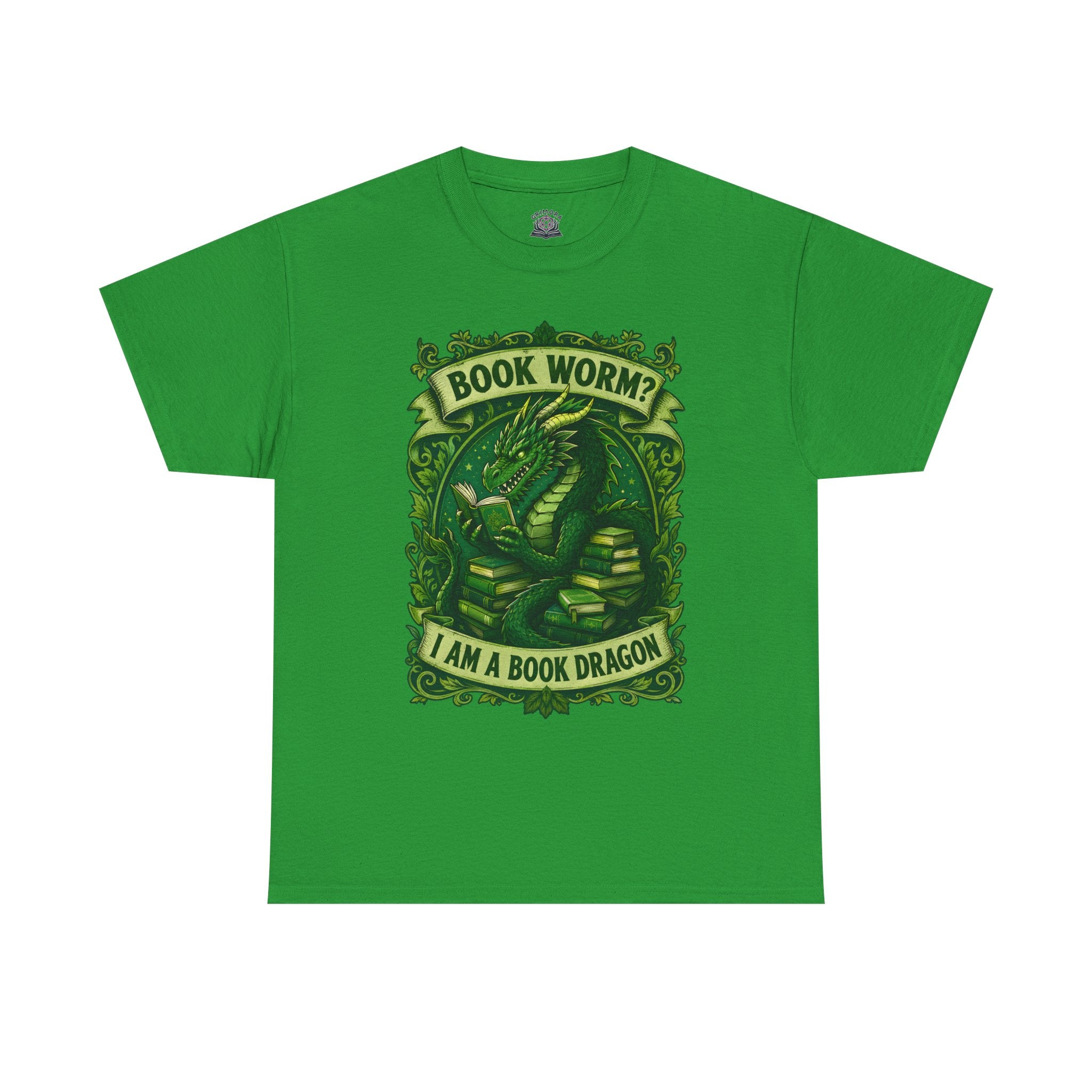Book Worm? I Am a Book Dragon, Fantasy Reader T-shirt