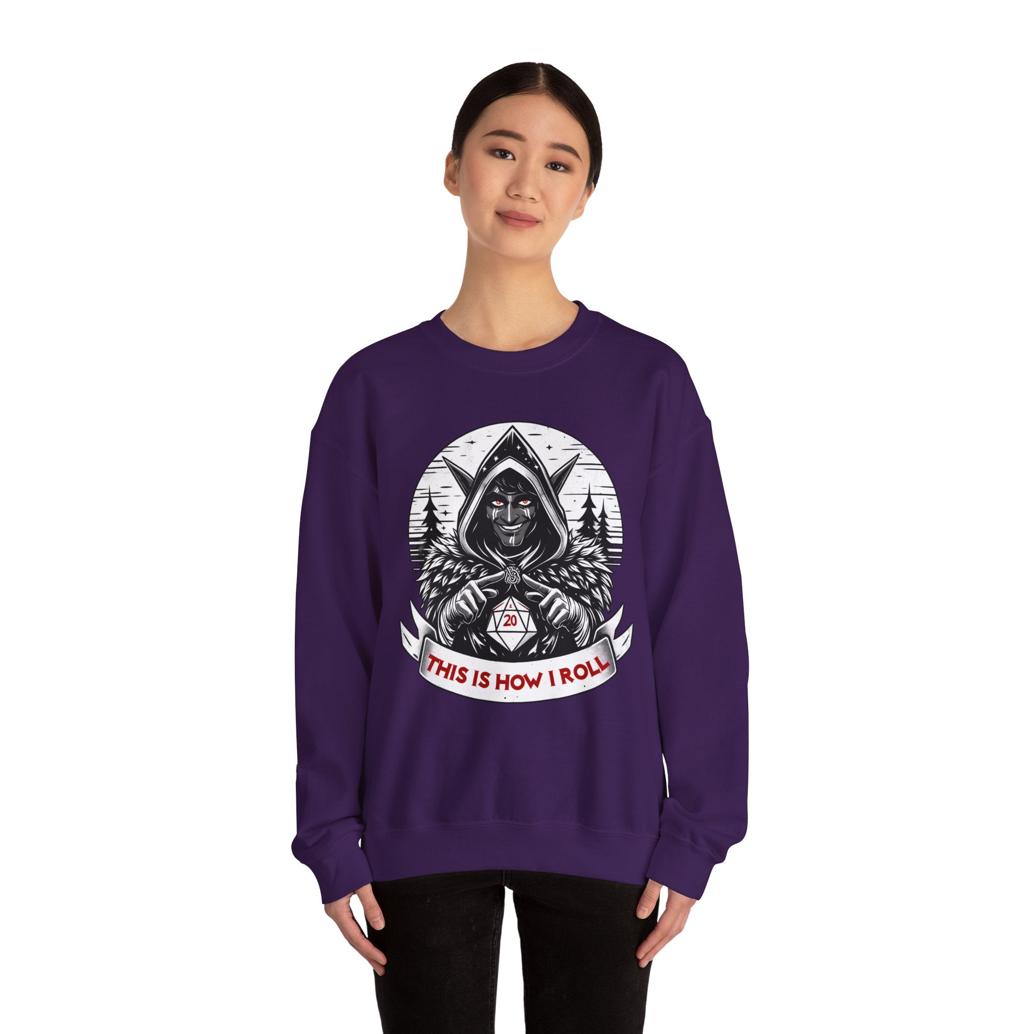 This Is How I Roll D20 Sweatshirt