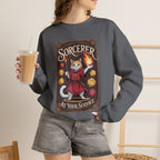 Sorcerer Cat at Your Service D&D Sweatshirt | Cat Lover RPG Gift