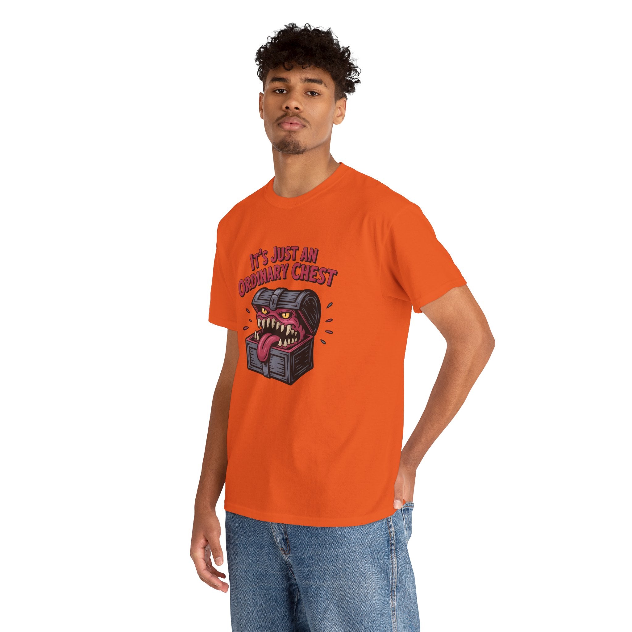 "It's Just An Ordinary Chest" — Mimic monster T-shirt
