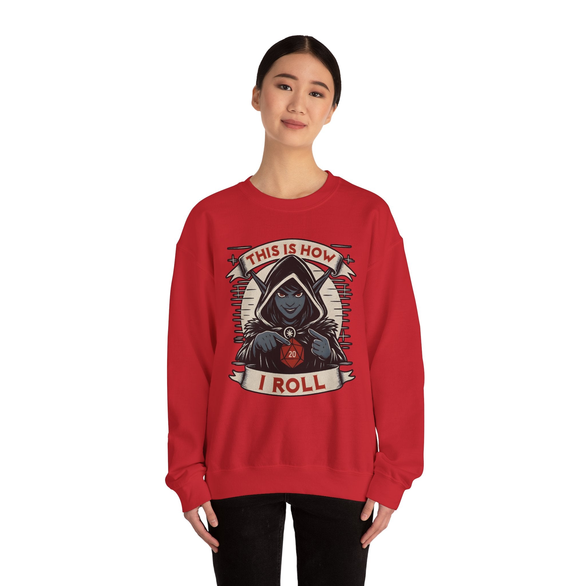 This Is How I Roll D20 Sweatshirt