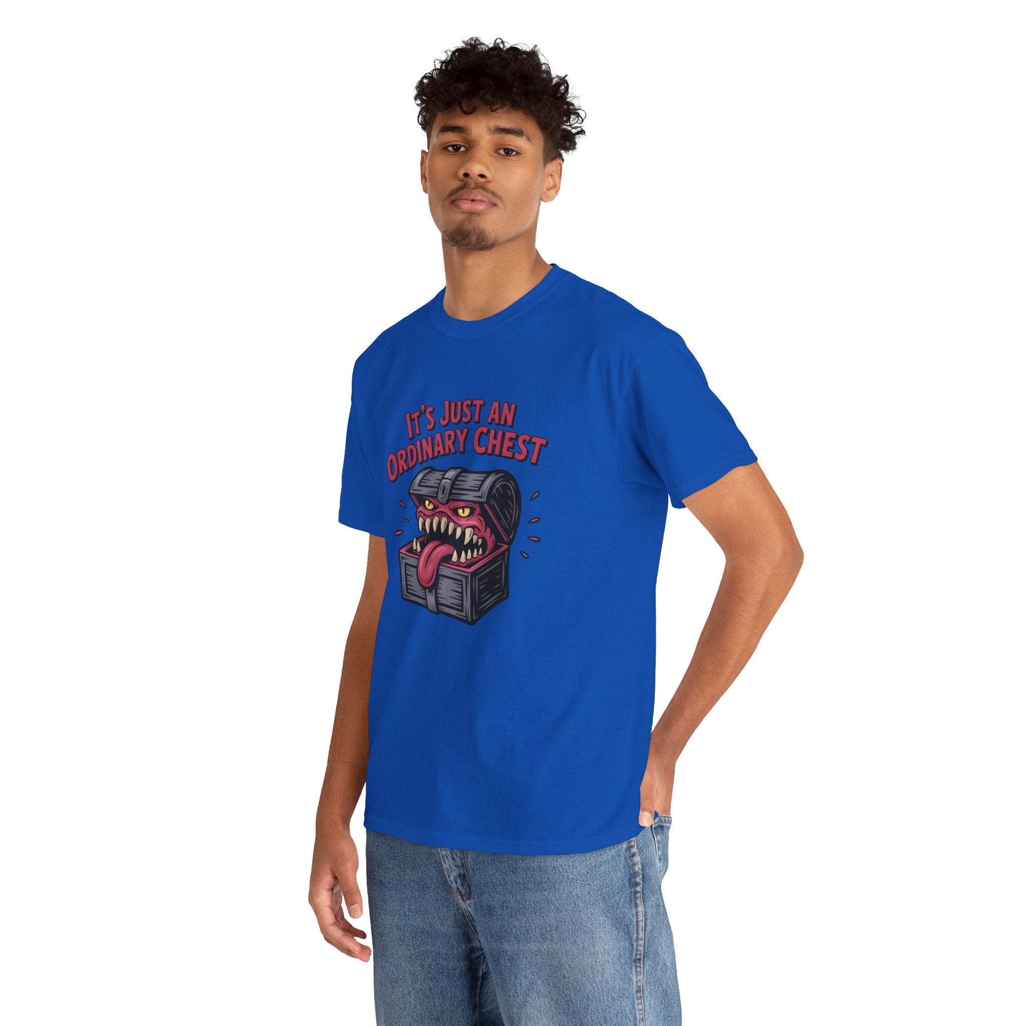 "It's Just An Ordinary Chest" — Mimic monster T-shirt