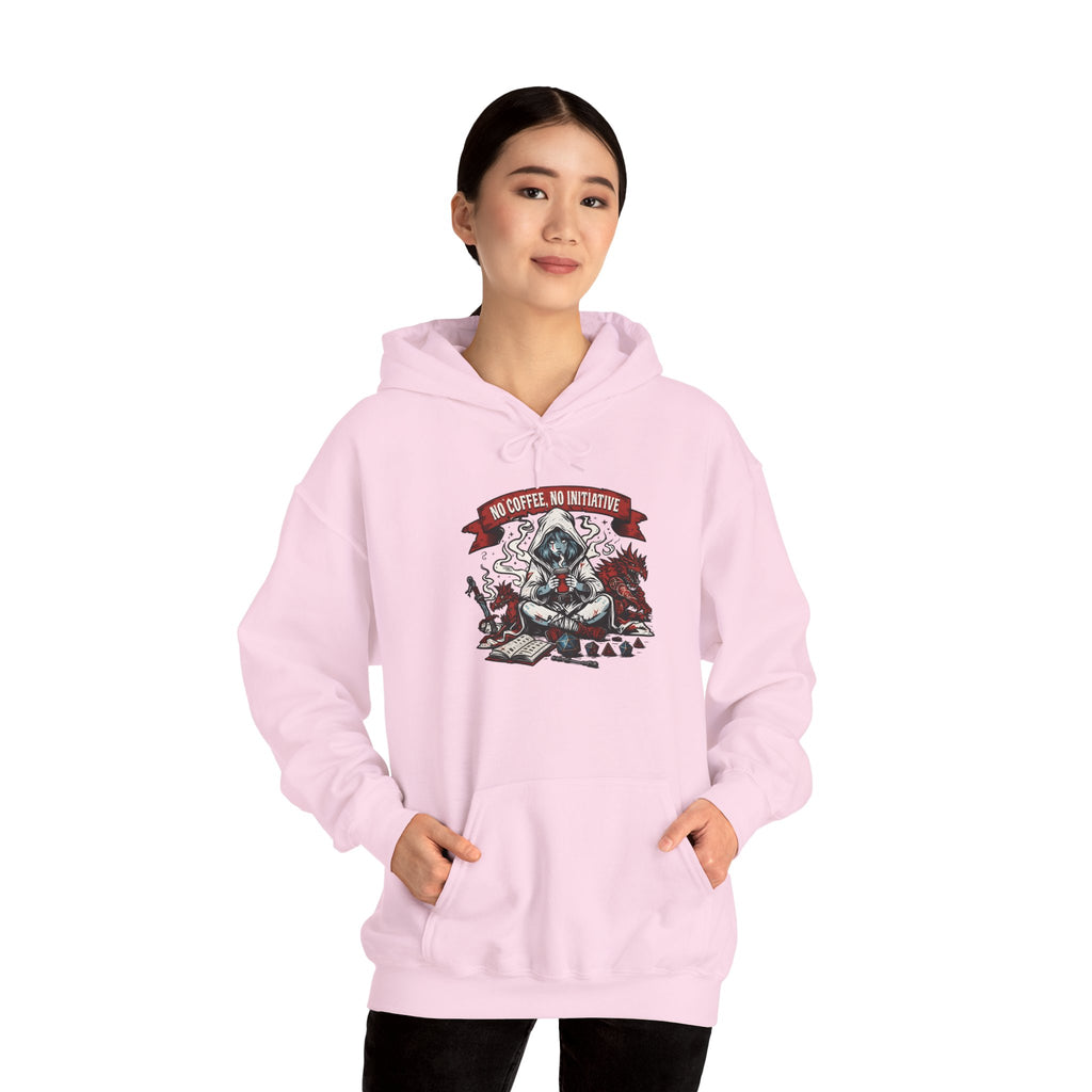 No Coffee, No Initiative | Fantasy RPG Hoodie