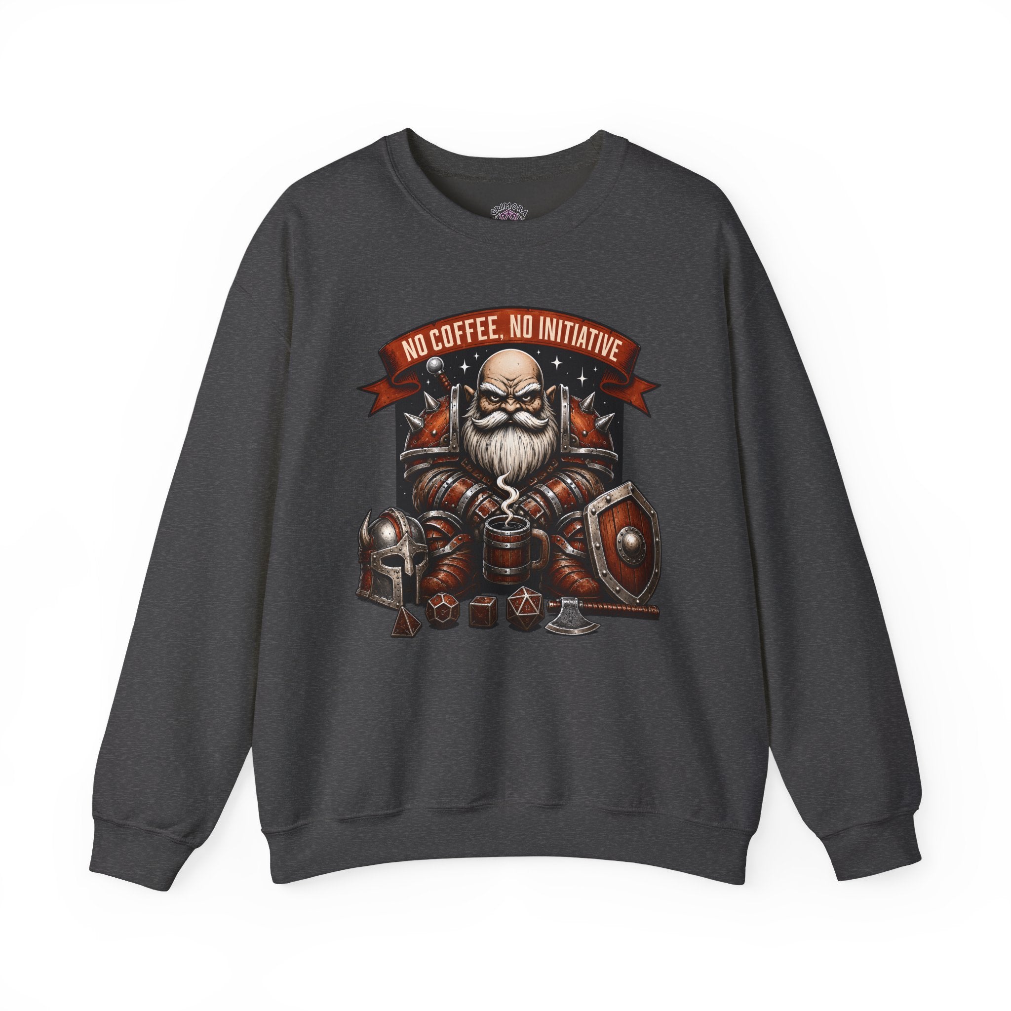 No Coffee, No Initiative | Fantasy RPG Sweatshirt