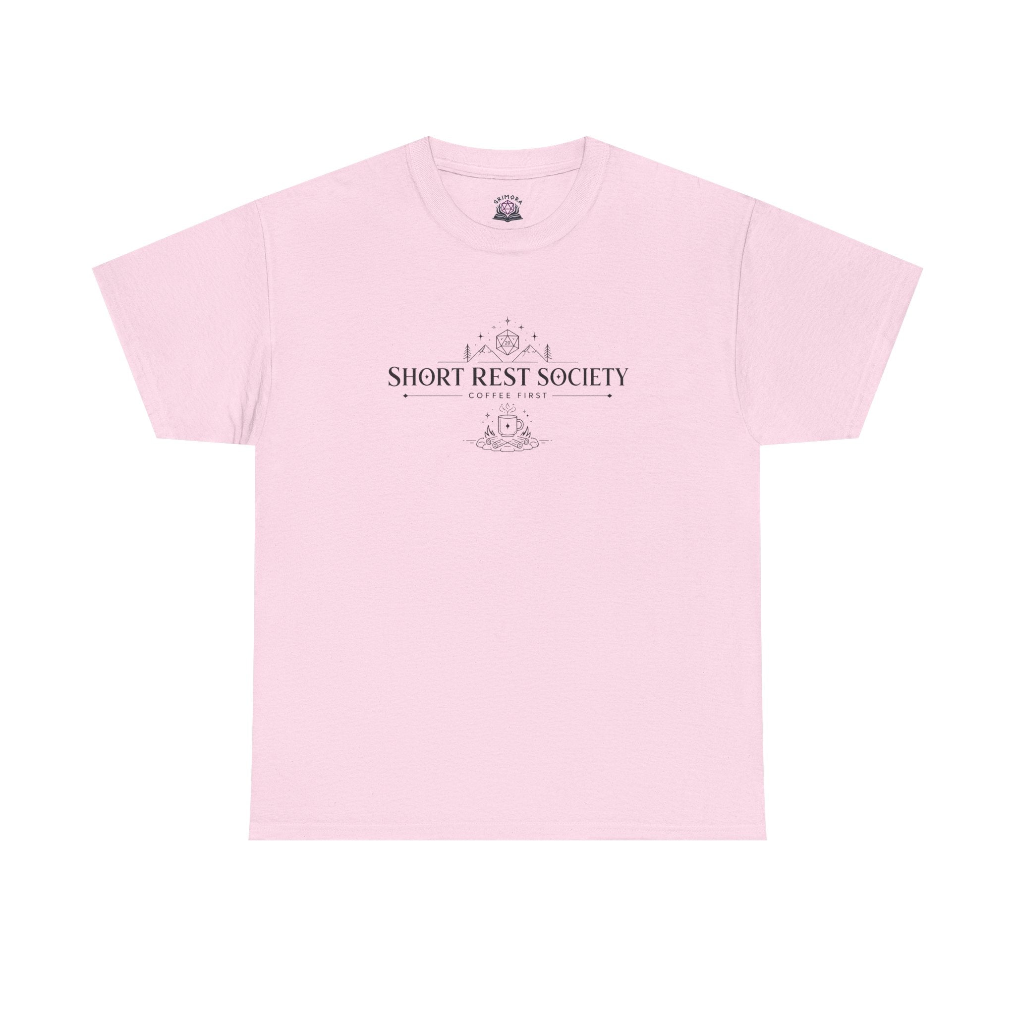 Short Rest Society – Coffee First | Tabletop RPG T-shirt