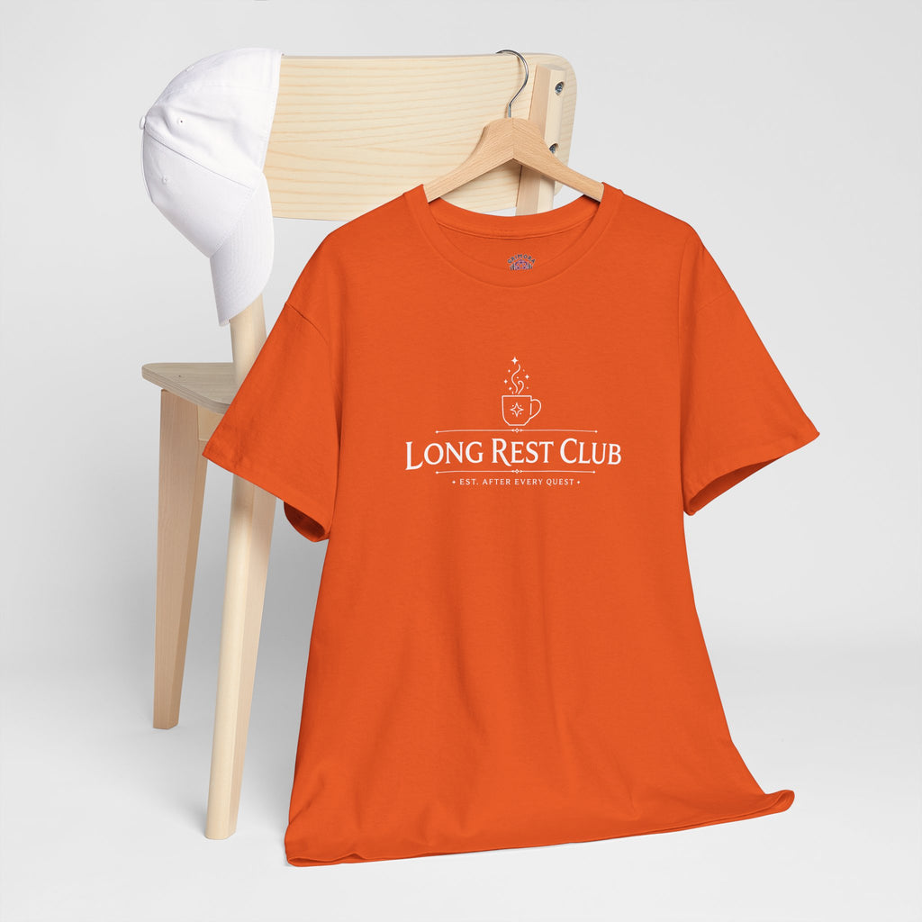 Long Rest Club – Est. After Every Quest | Fantasy RPG T-shirt