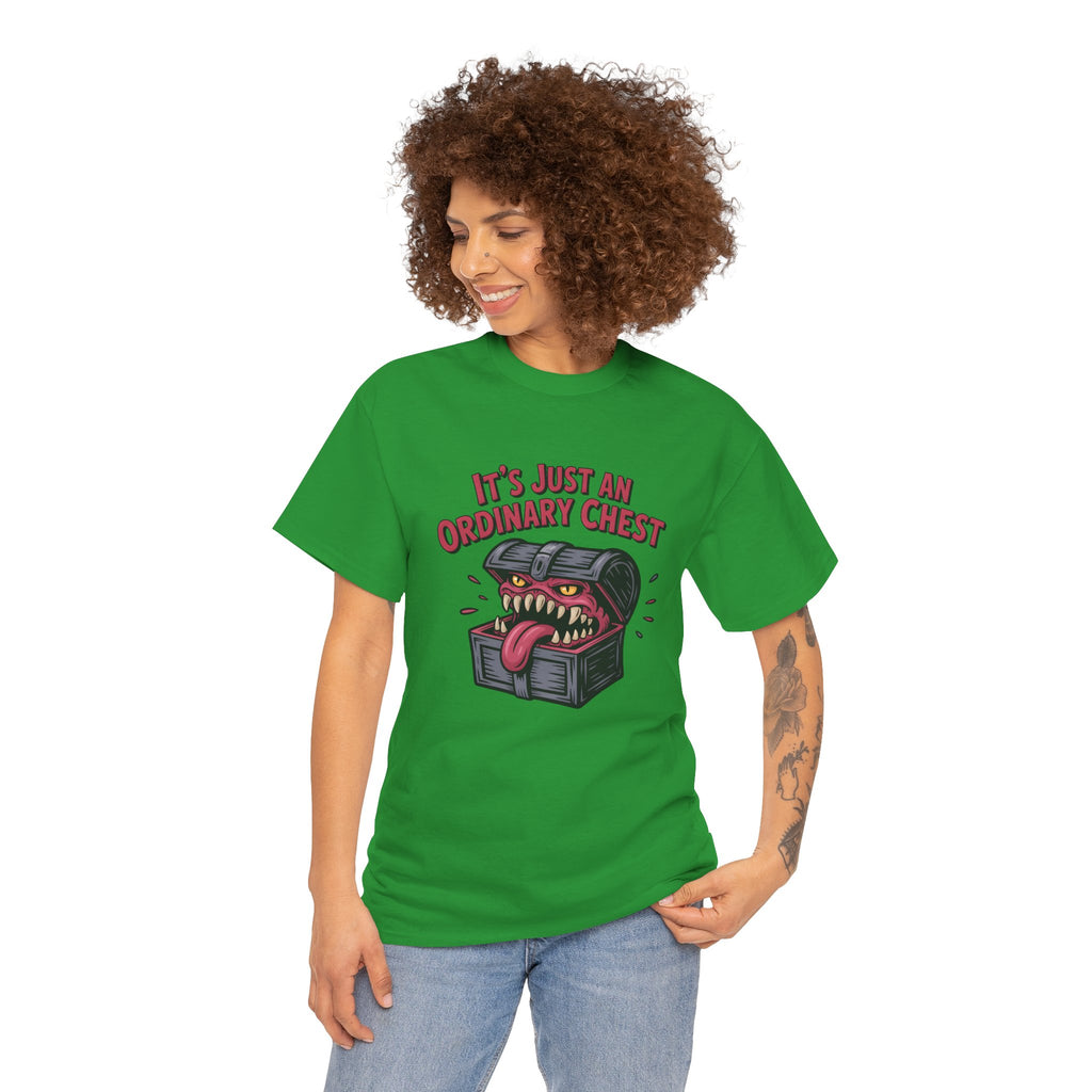 "It's Just An Ordinary Chest" — Mimic monster T-shirt