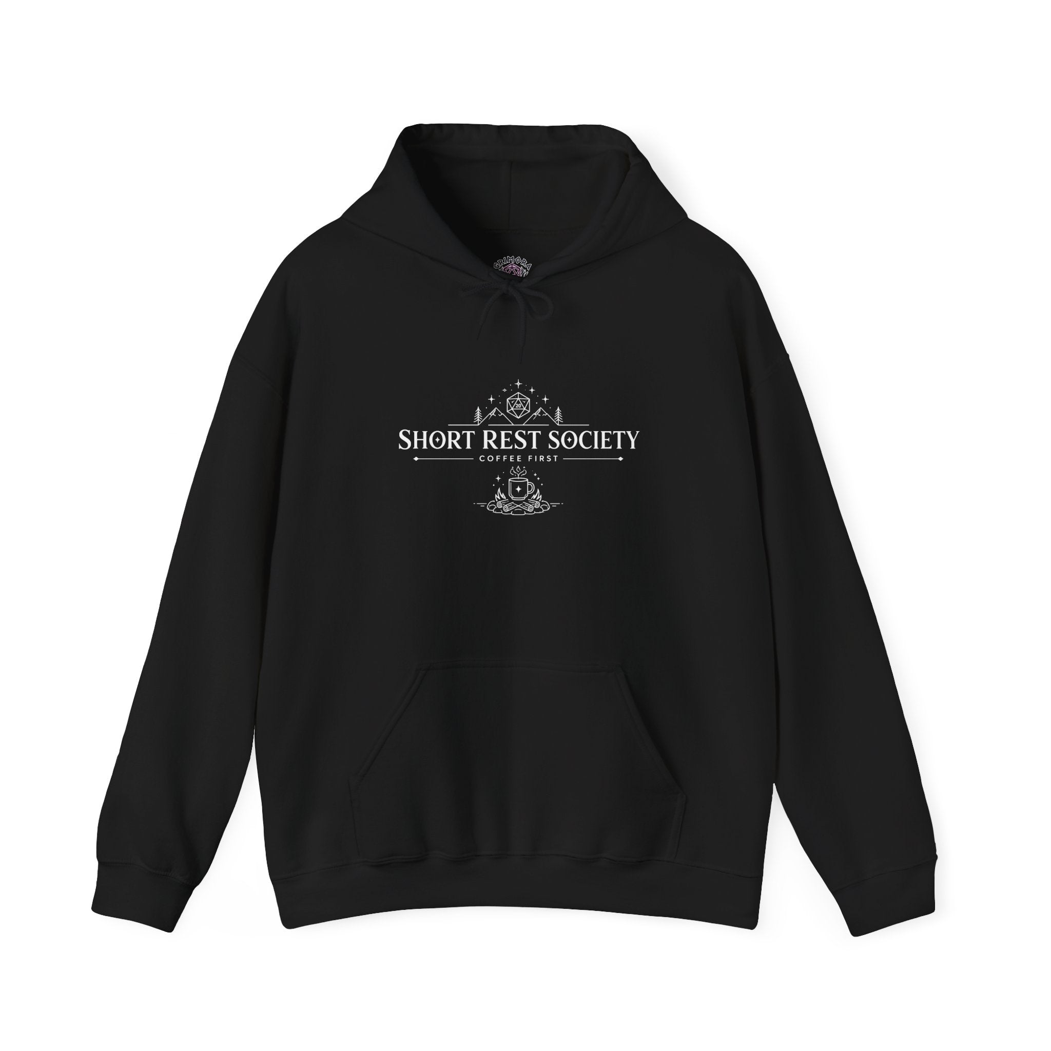 Short Rest Society – Coffee First | Tabletop RPG Hoodie