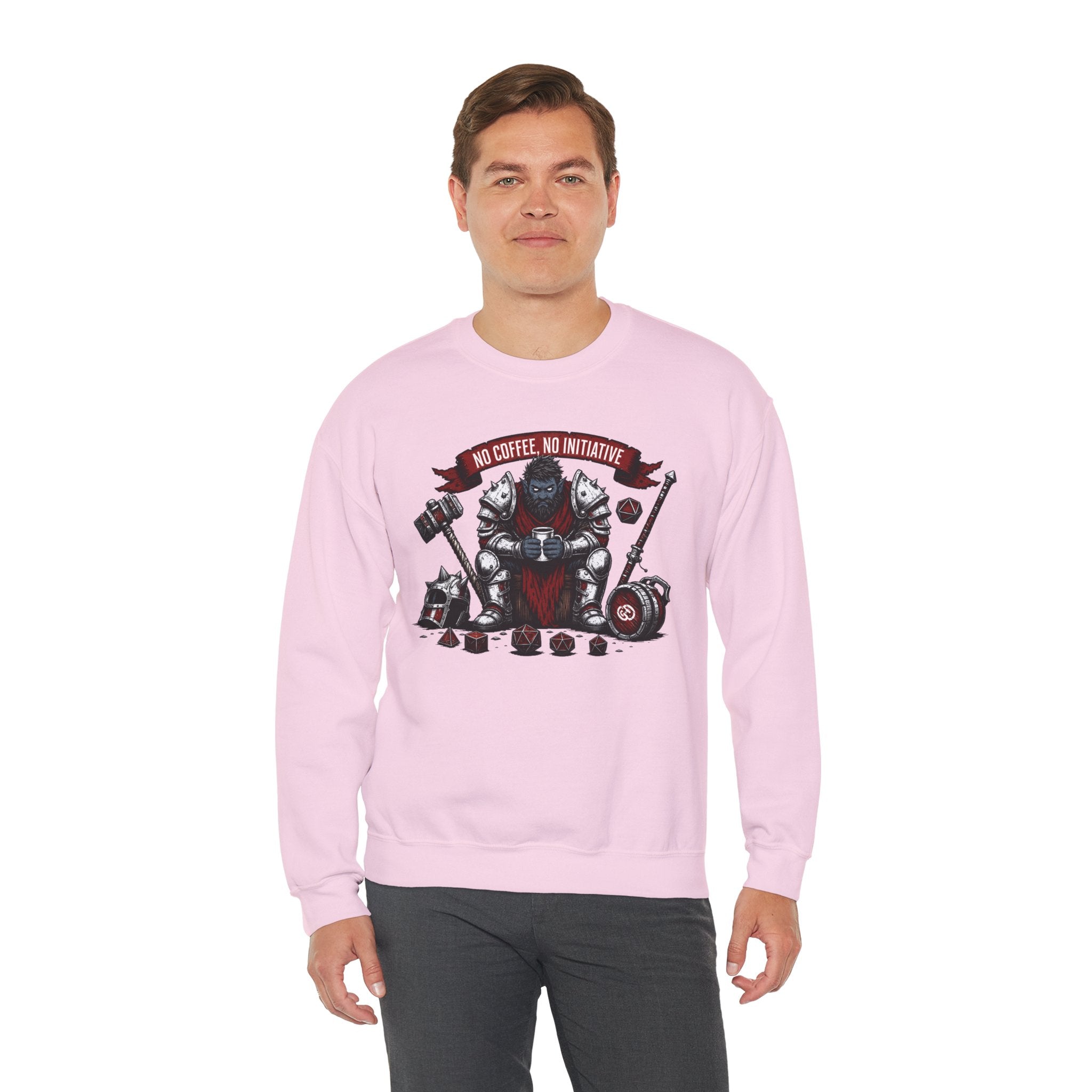 No Coffee, No Initiative | Fantasy RPG Sweatshirt