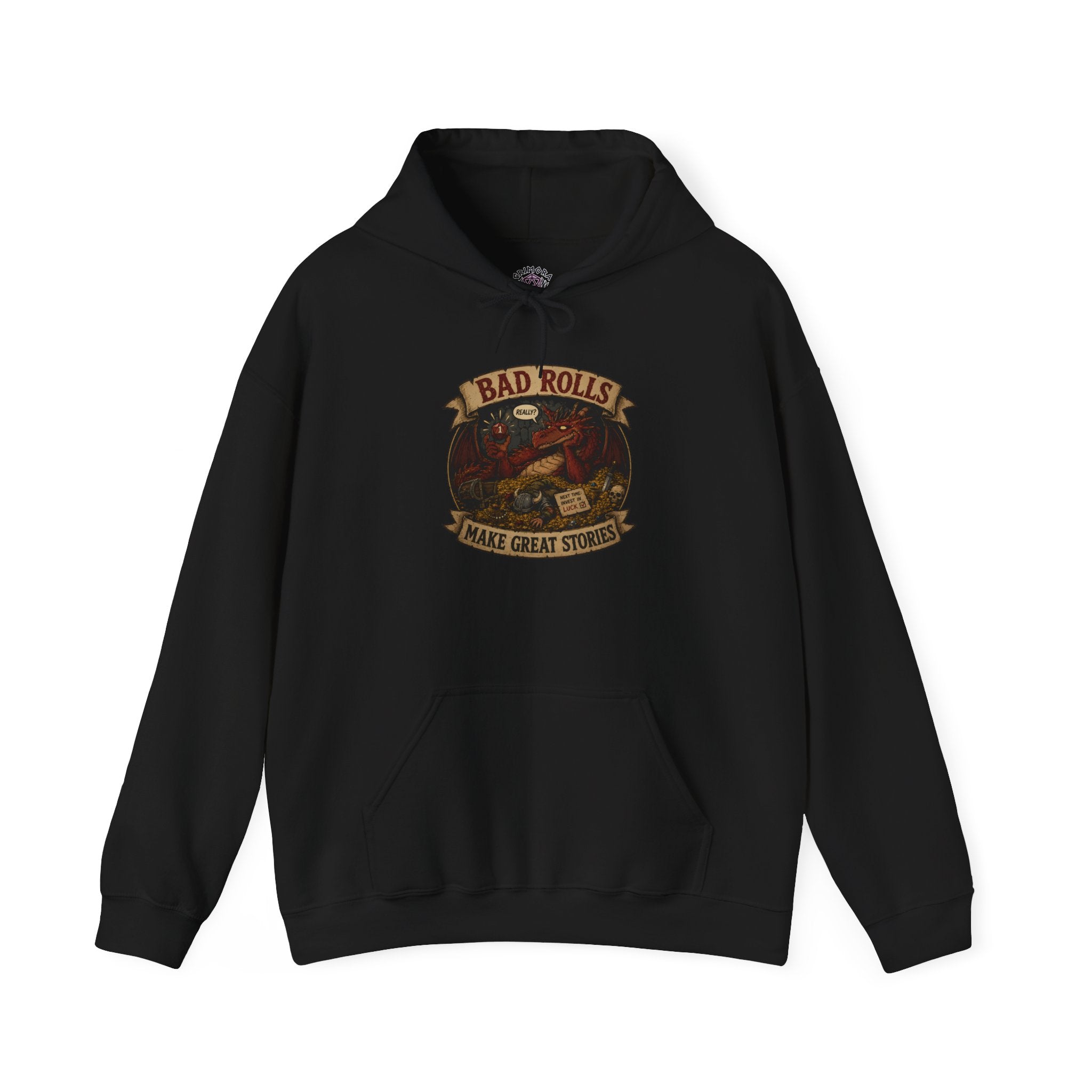 Bad Rolls Make Great Stories, natural 1 Hoodie