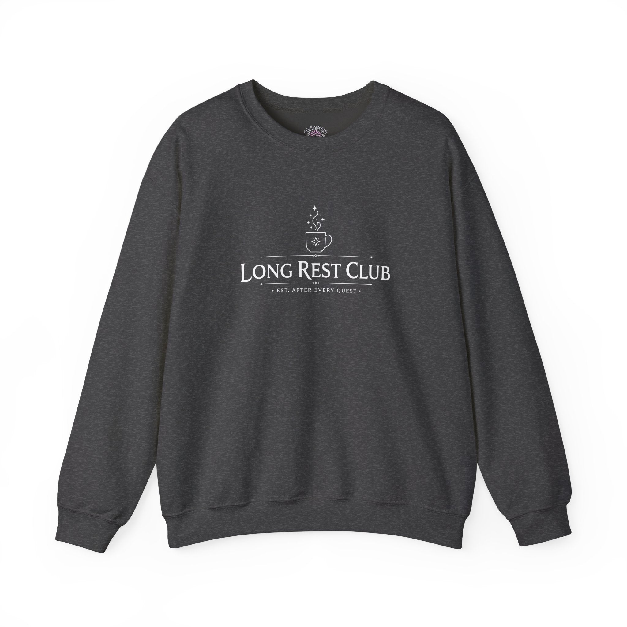 Long Rest Club – Est. After Every Quest | Fantasy RPG Sweatshirt