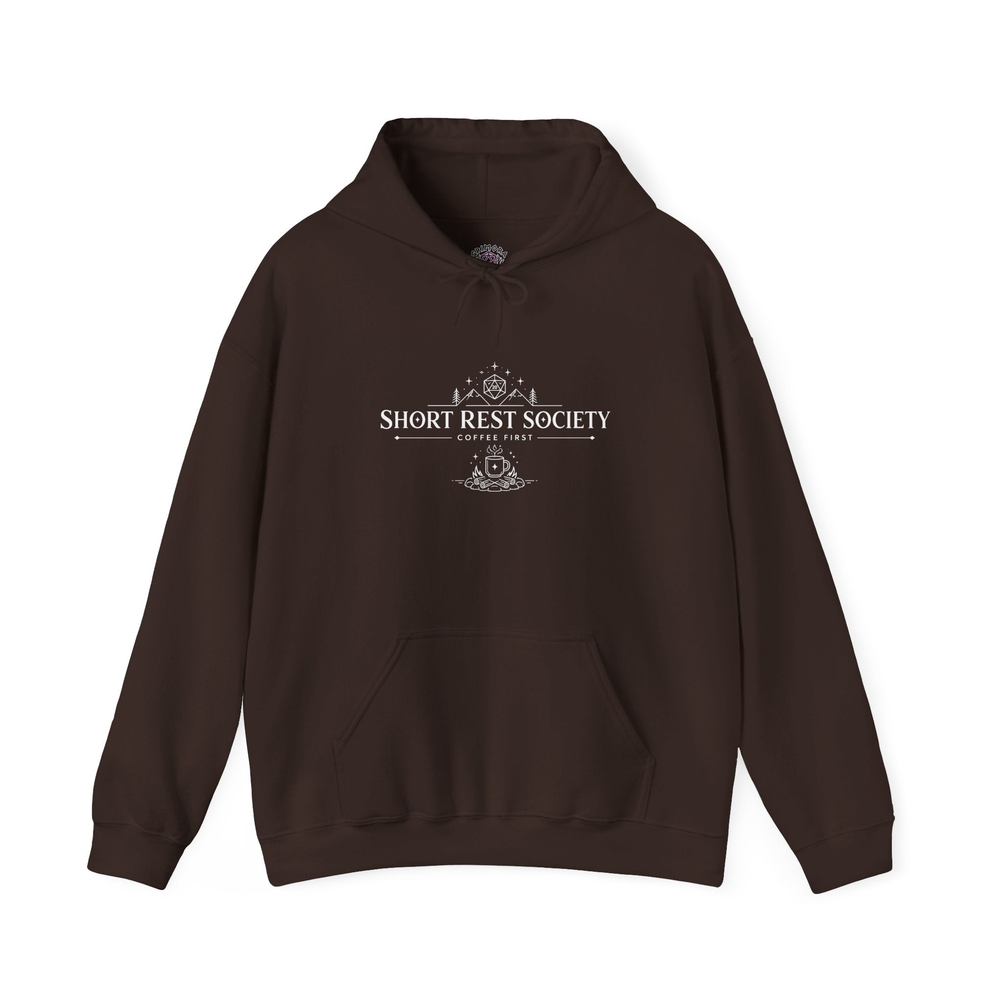 Short Rest Society – Coffee First | Tabletop RPG Hoodie