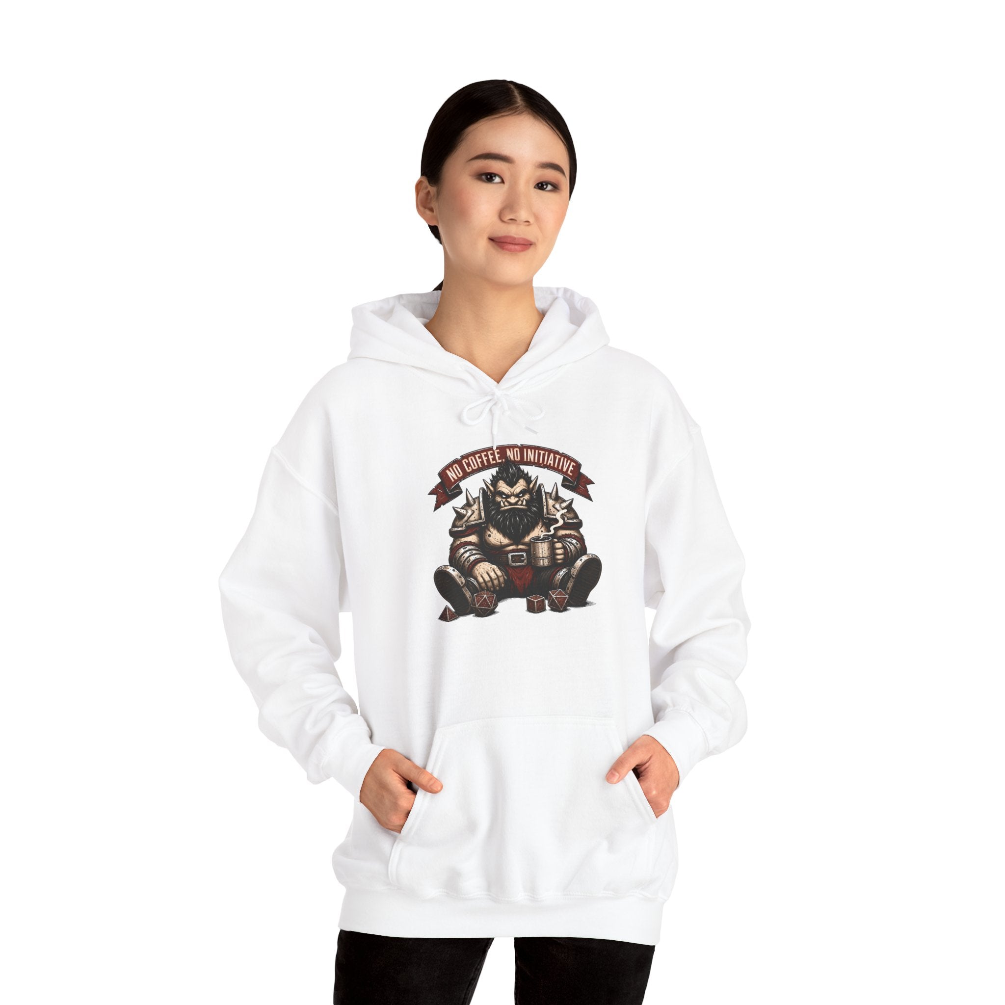 No Coffee, No Initiative | Fantasy RPG Hoodie