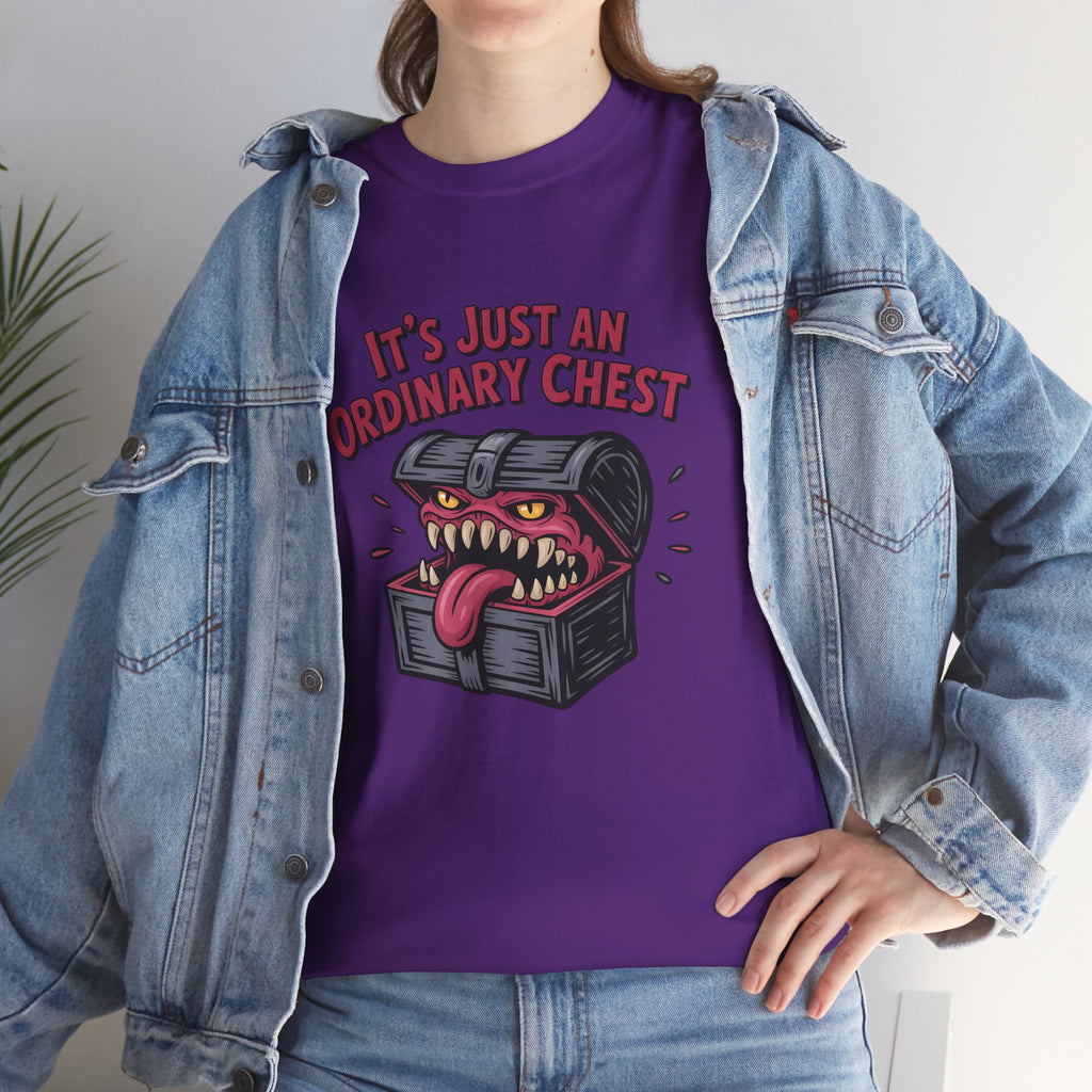 "It's Just An Ordinary Chest" — Mimic monster T-shirt