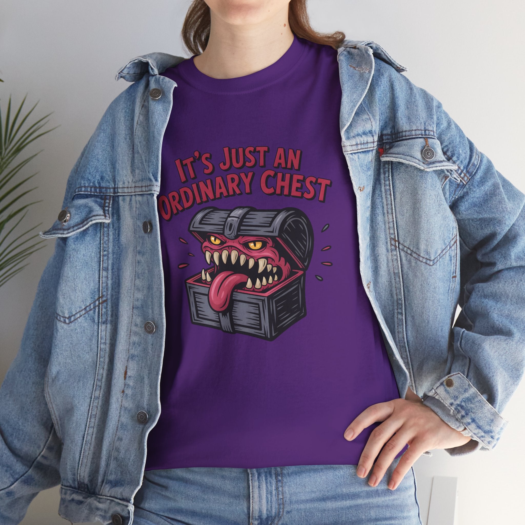"It's Just An Ordinary Chest" — Mimic monster T-shirt