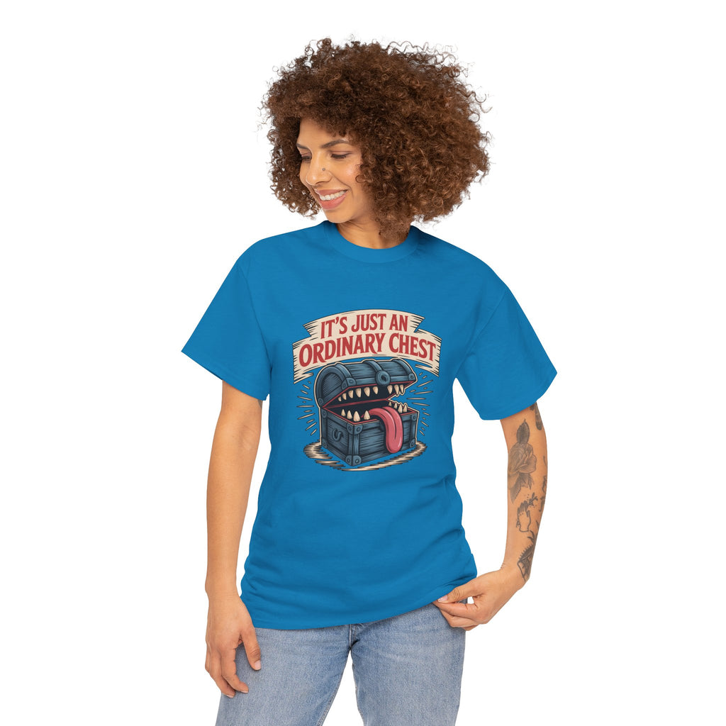 "It's Just An Ordinary Chest" — Mimic monster T-shirt