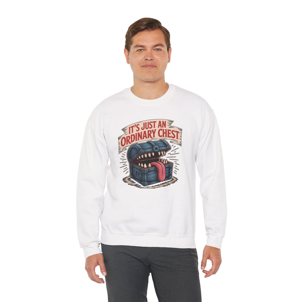 "It's Just An Ordinary Chest" — Mimic monster Sweatshirt
