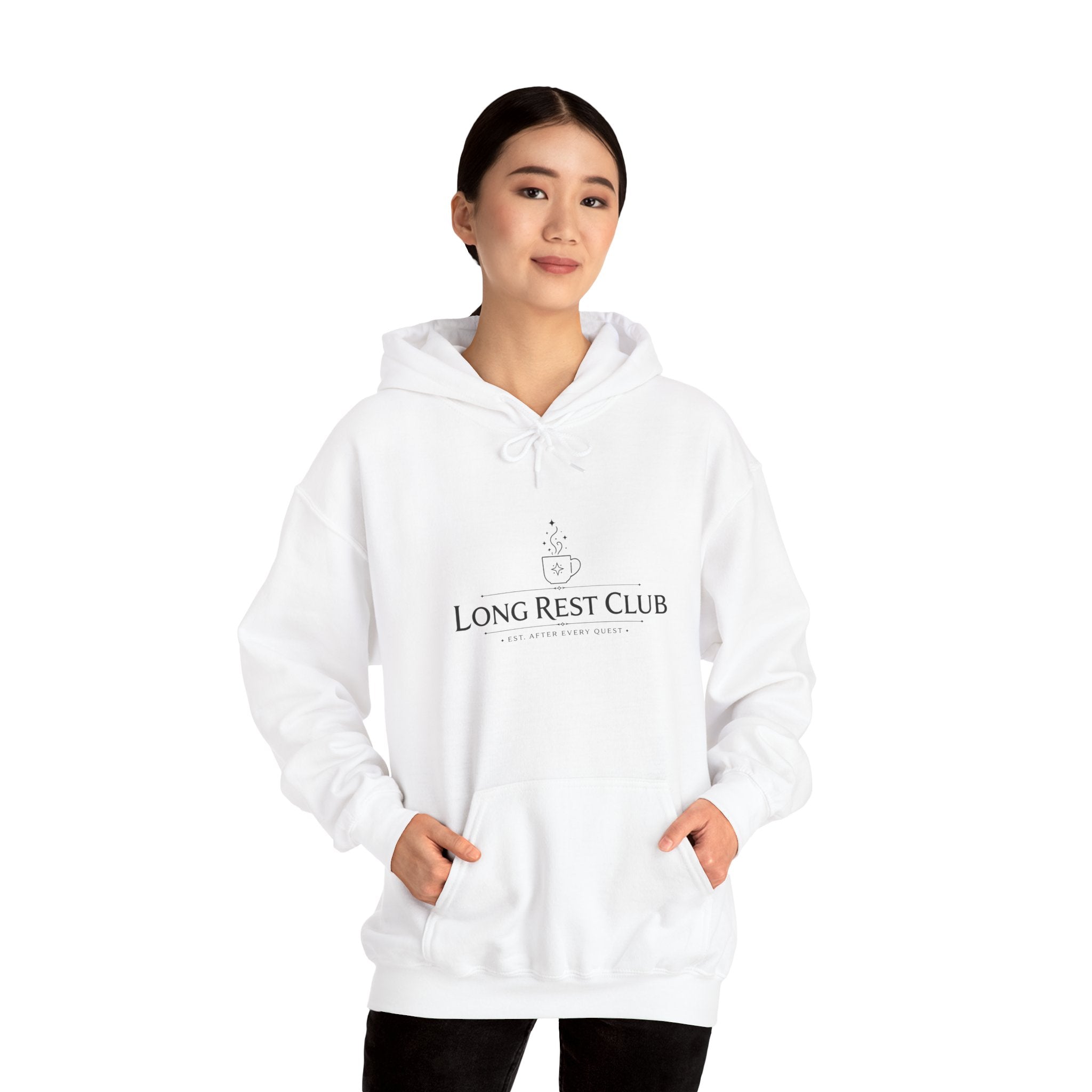 Long Rest Club – Est. After Every Quest | Fantasy RPG Hoodie