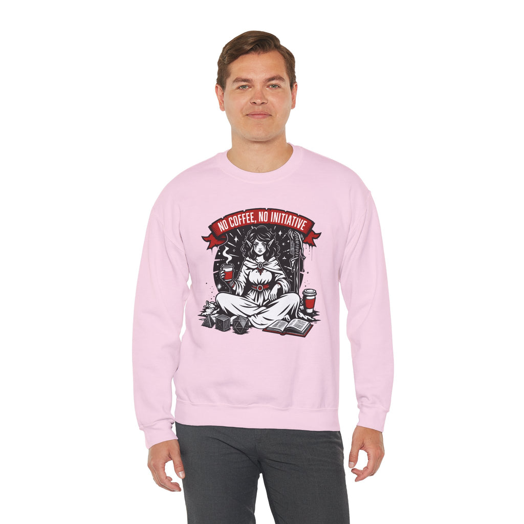 No Coffee, No Initiative | Fantasy RPG Sweatshirt