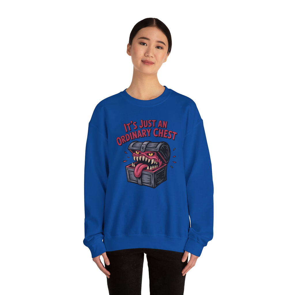 "It's Just An Ordinary Chest" — Mimic monster Sweatshirt