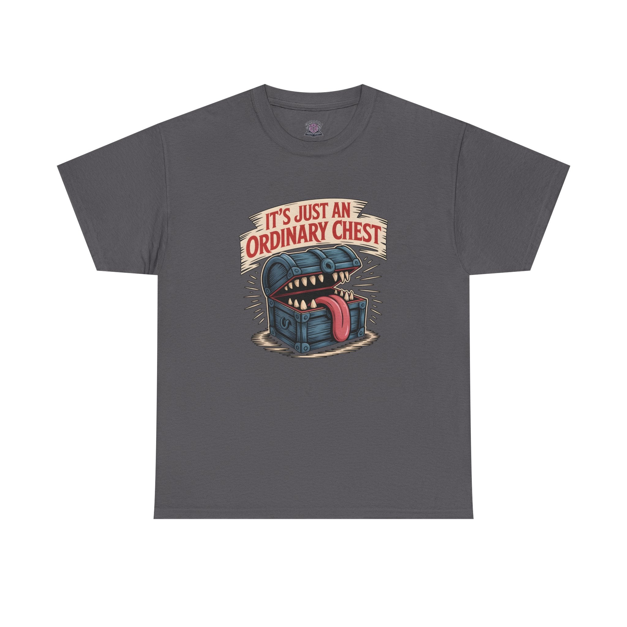 "It's Just An Ordinary Chest" — Mimic monster T-shirt