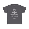 Dice roll minus modifier T-shirt | RPG Personalizable