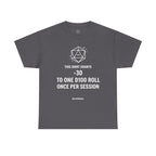 Dice roll minus modifier T-shirt | RPG Personalizable