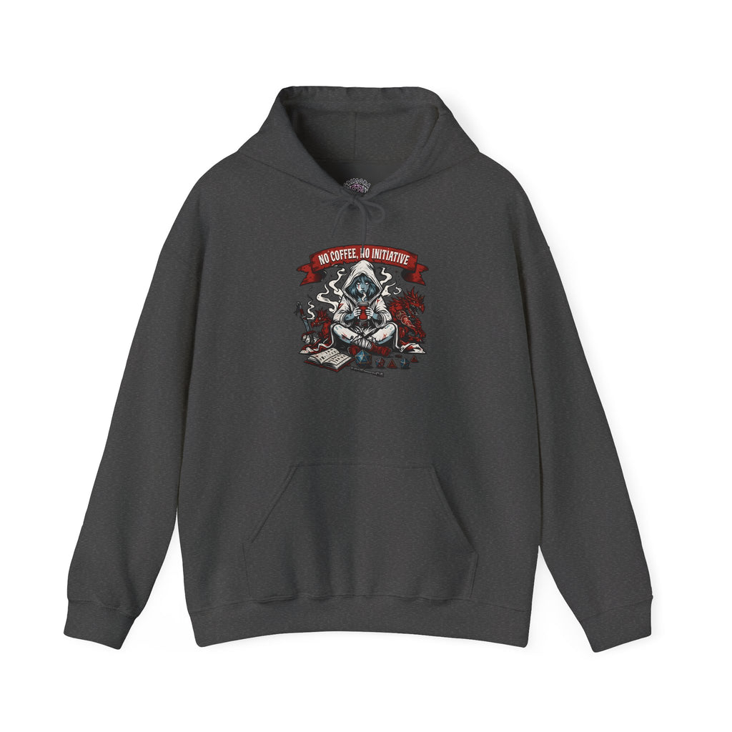 No Coffee, No Initiative | Fantasy RPG Hoodie