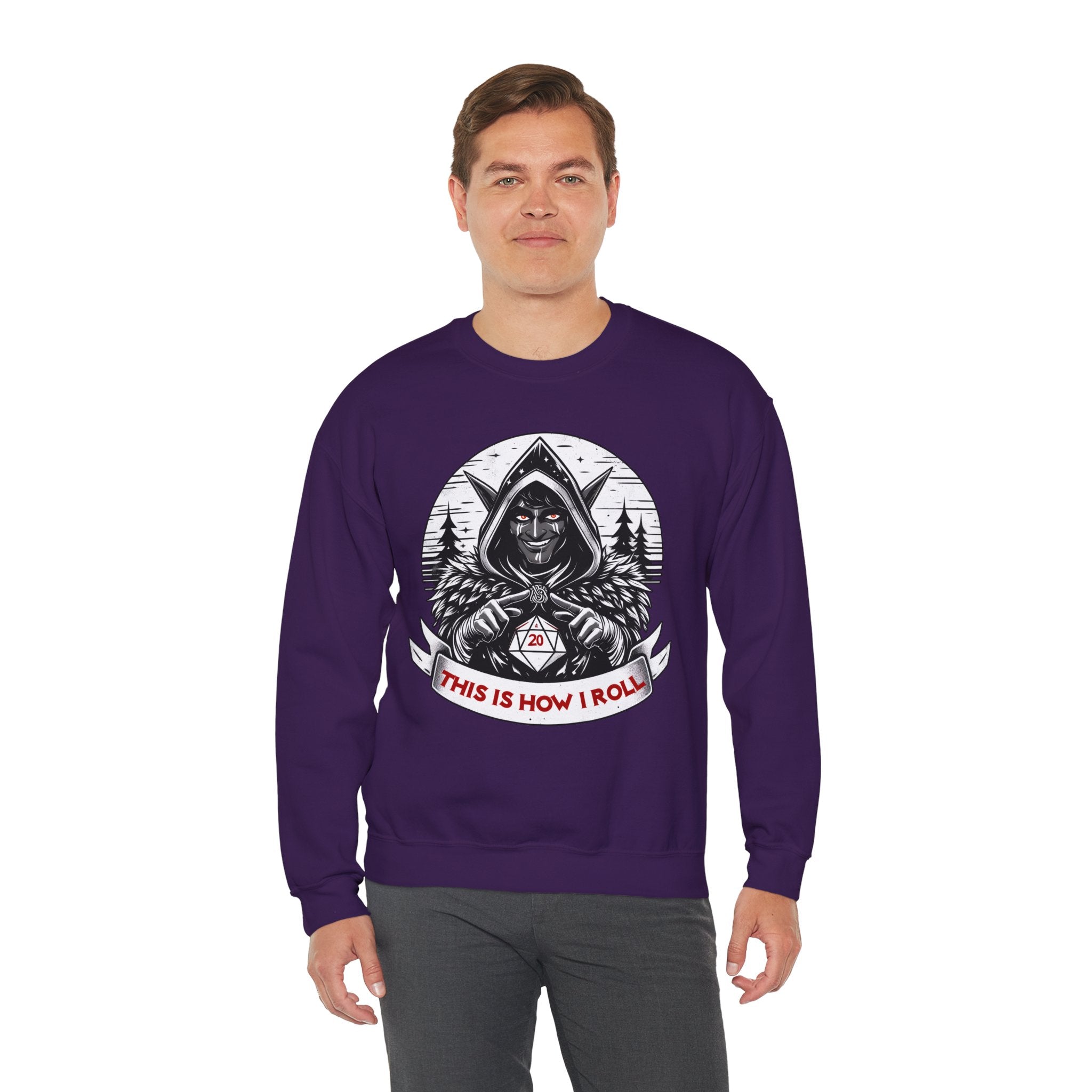 This Is How I Roll D20 Sweatshirt