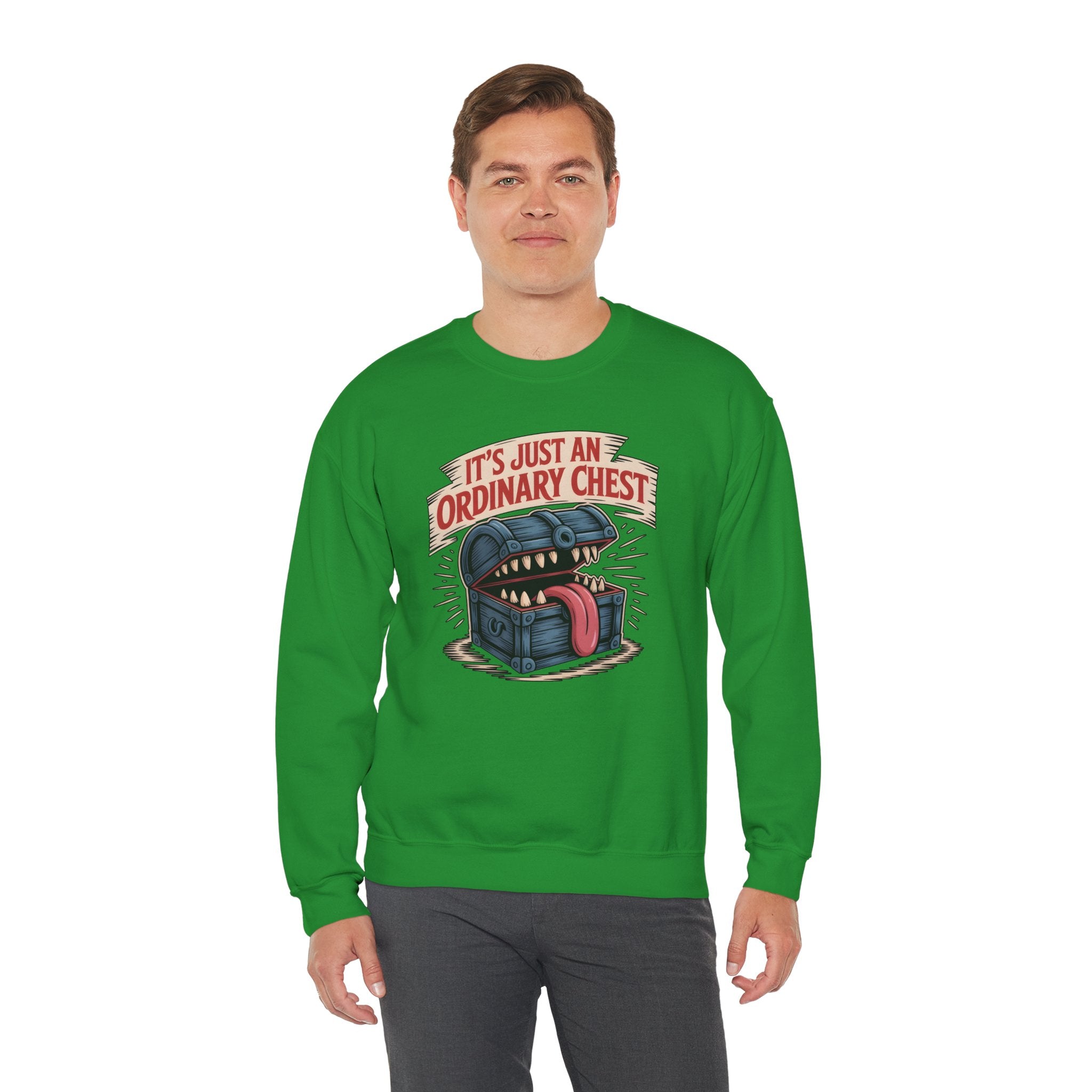 "It's Just An Ordinary Chest" — Mimic monster Sweatshirt