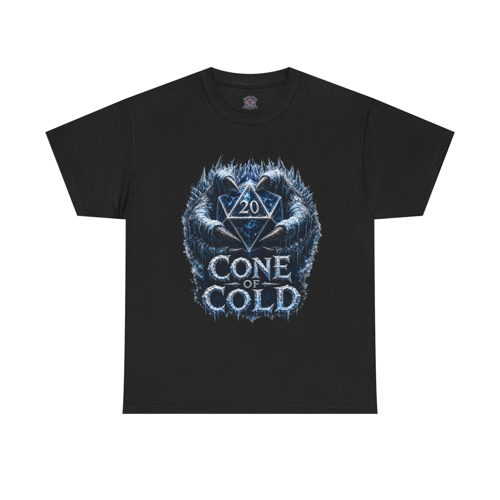 Cone of Cold – Master of Ice Magic | Fantasy RPG D20 T-shirt