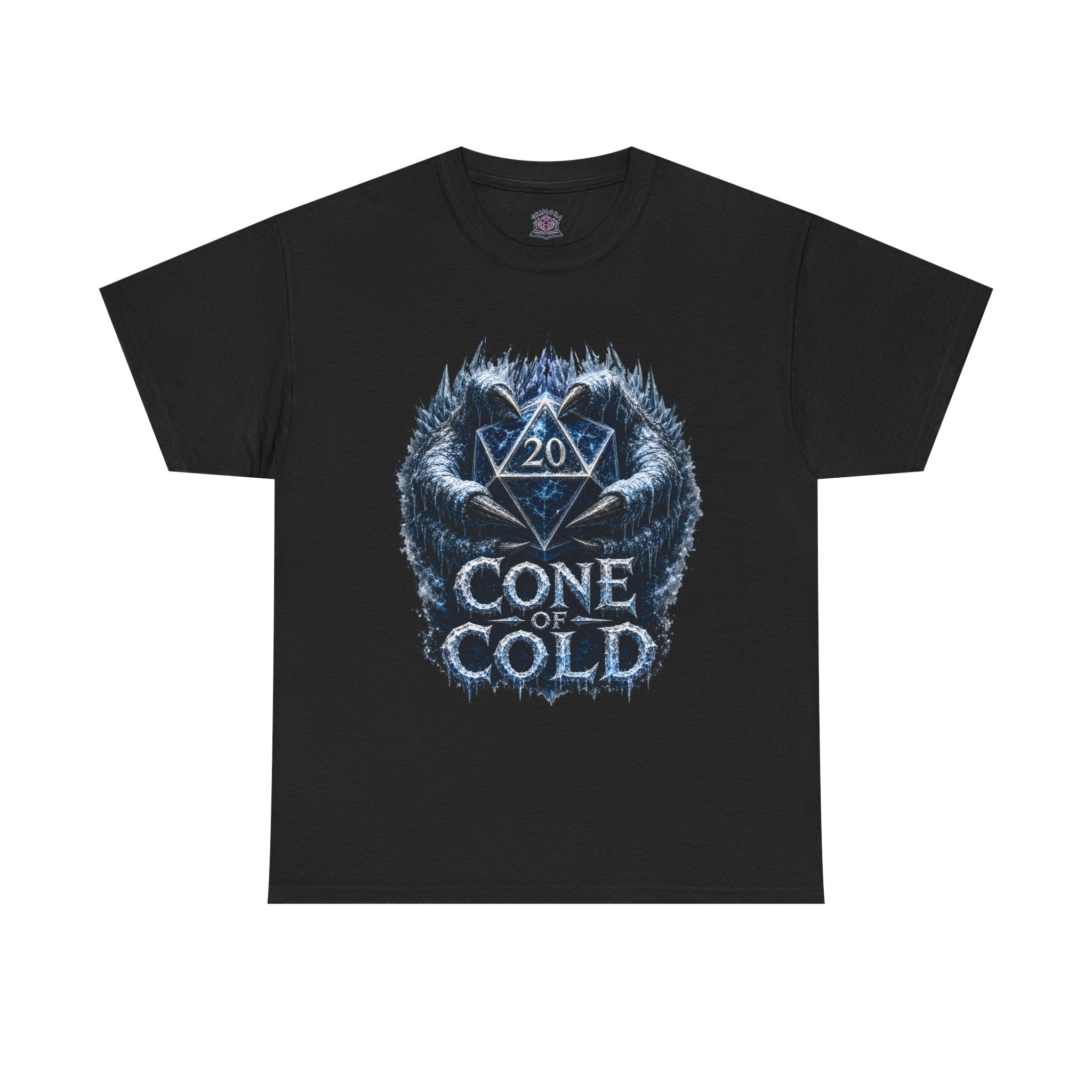 Cone of Cold – Master of Ice Magic | Fantasy RPG D20 T-shirt