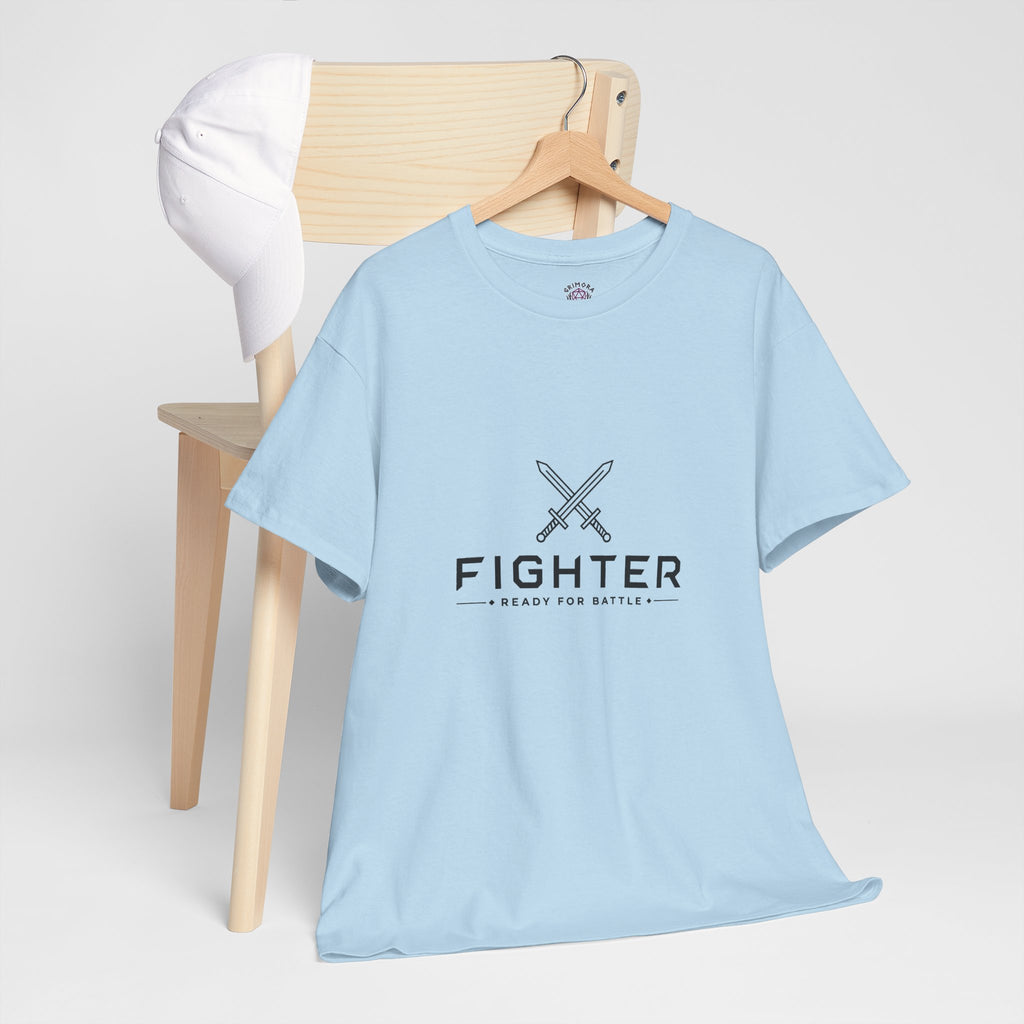 Fighter – Ready for Battle | DnD class T-shirt