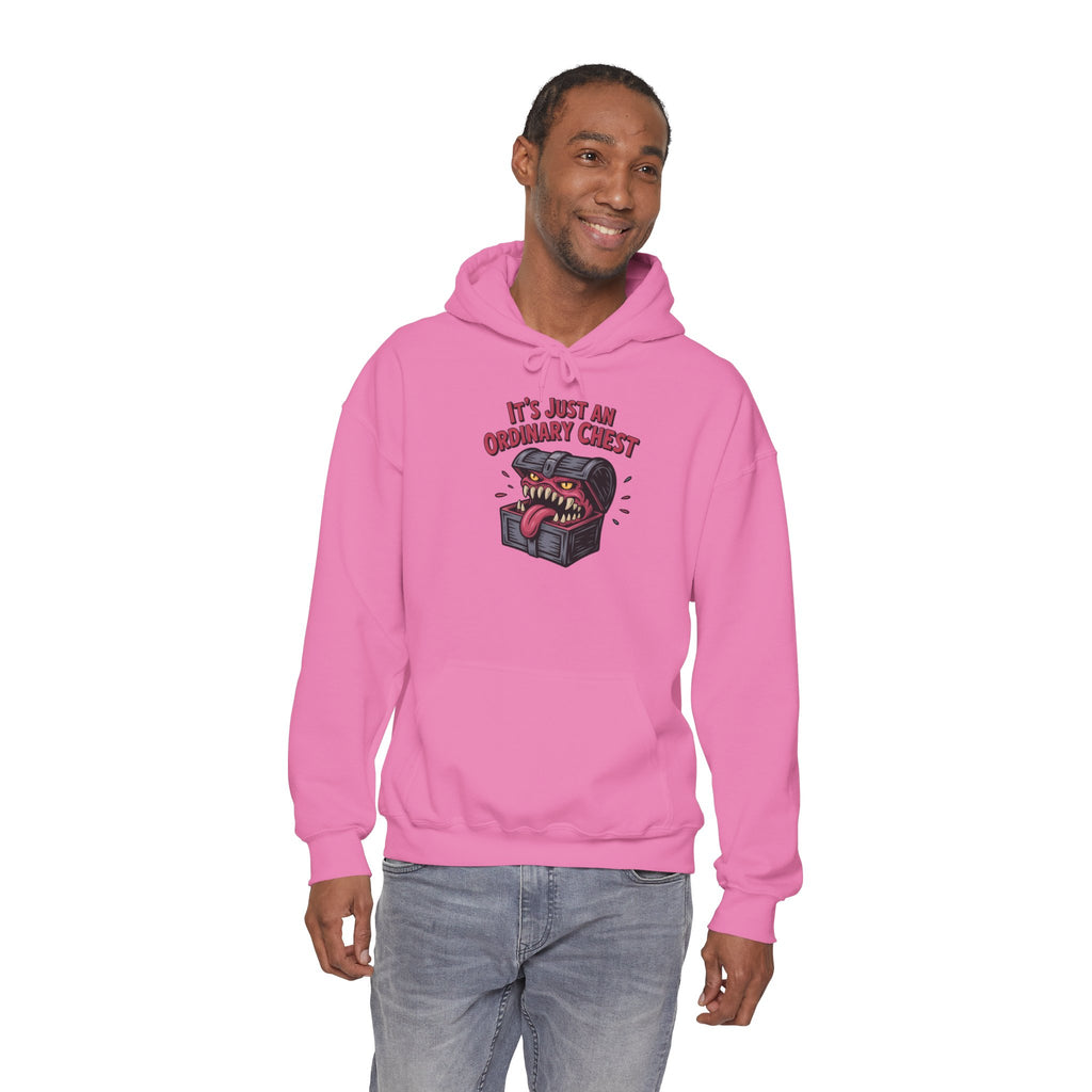 "It's Just An Ordinary Chest" — Mimic monster Hoodie