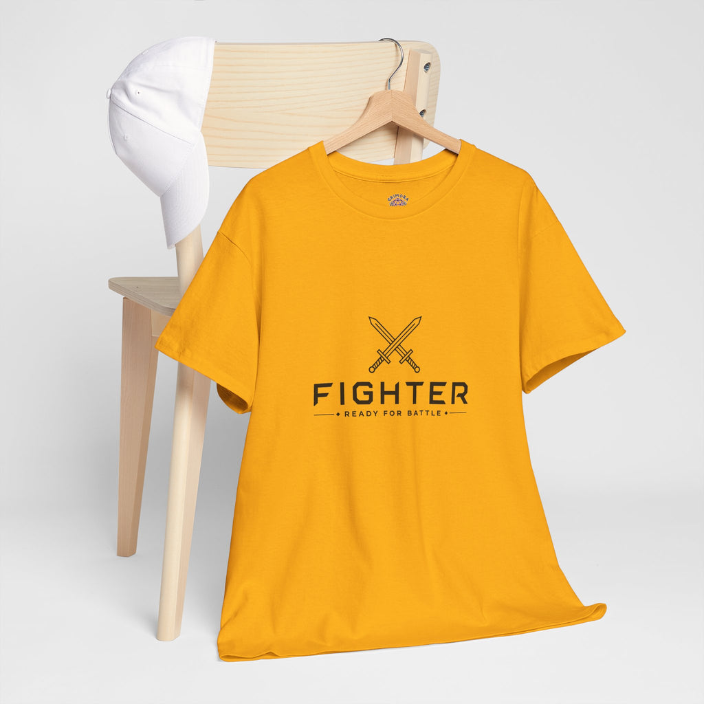 Fighter – Ready for Battle | DnD class T-shirt