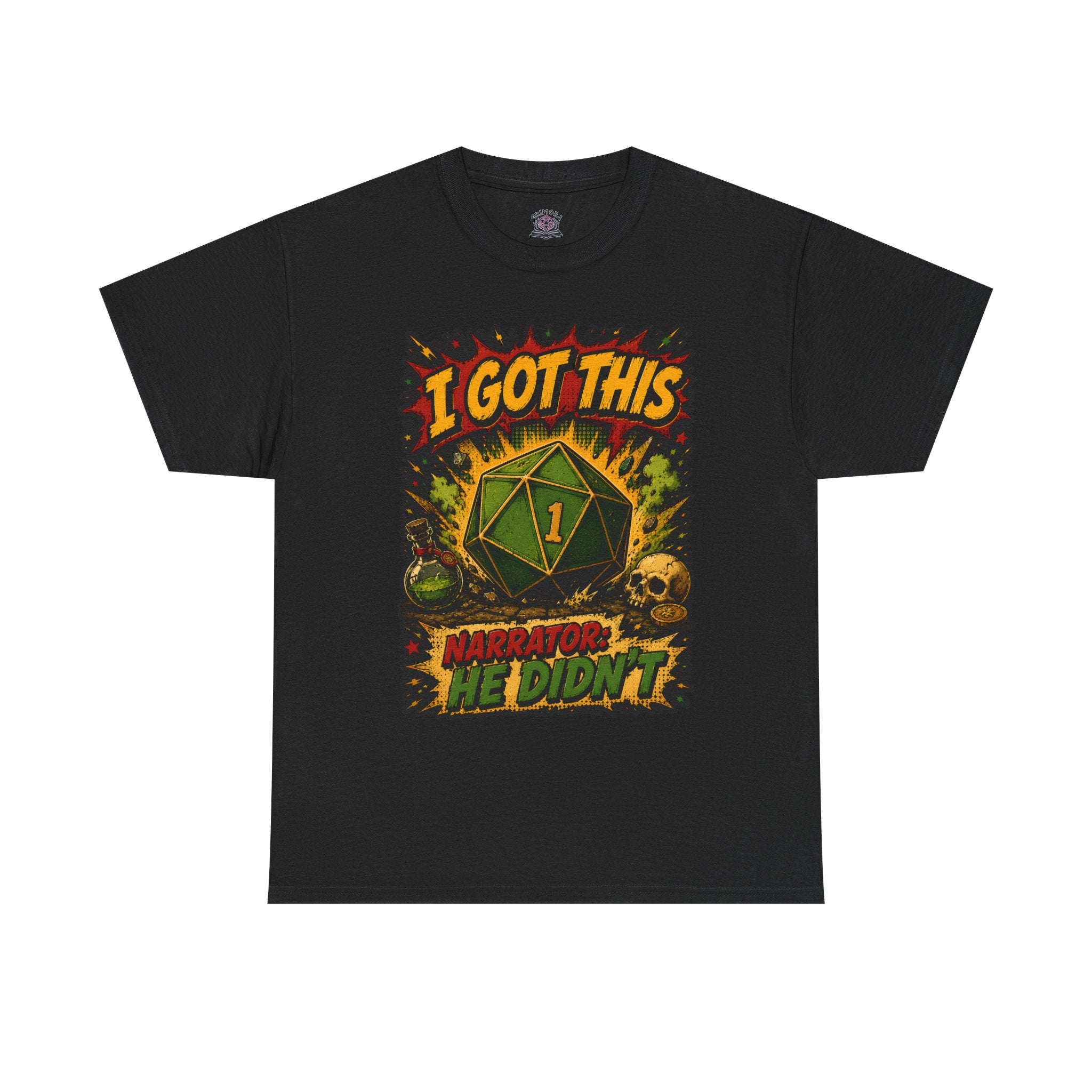 D20 roll, natural 1 T-shirt